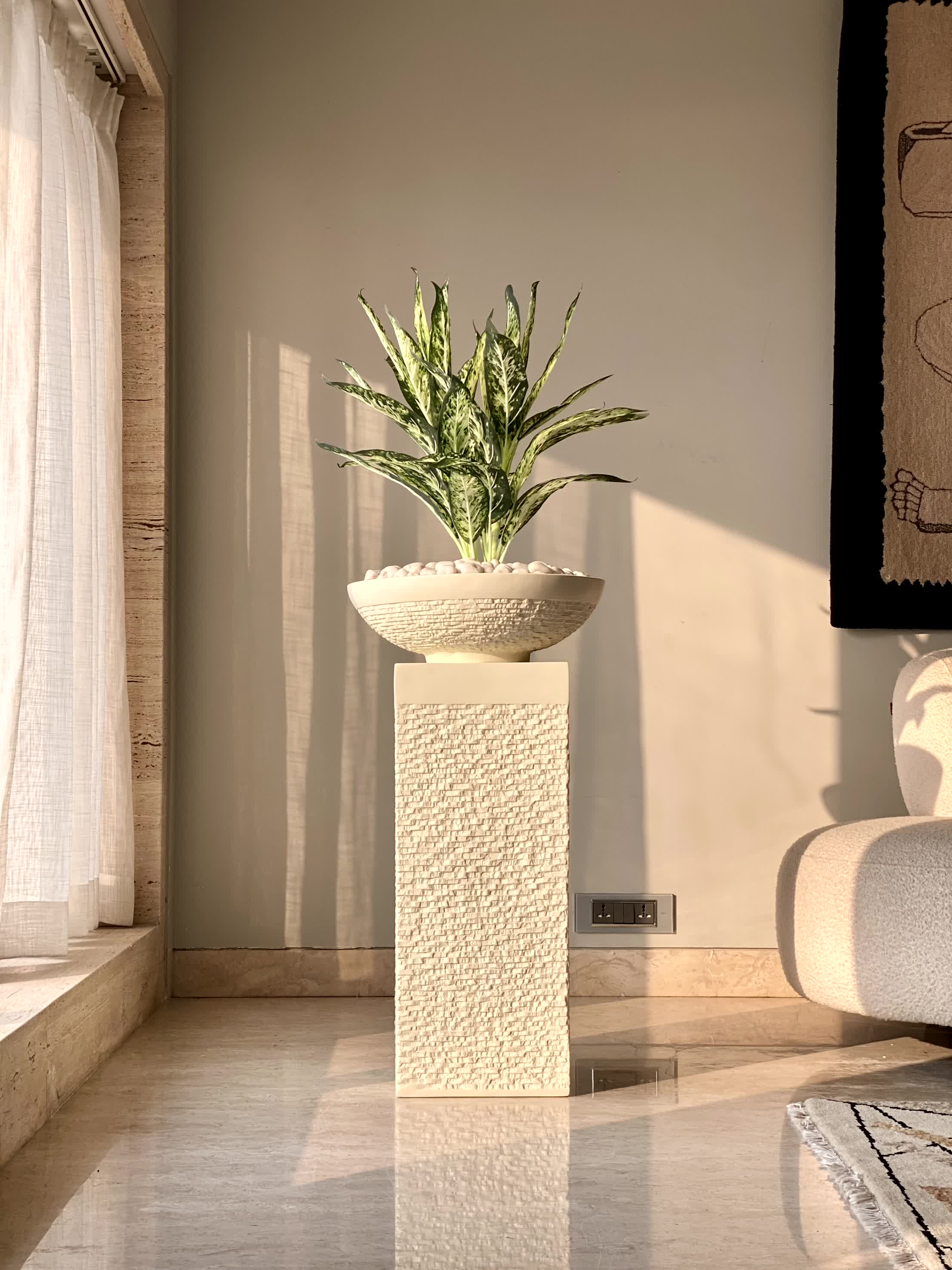 Masami Shaft Planters - Ivory