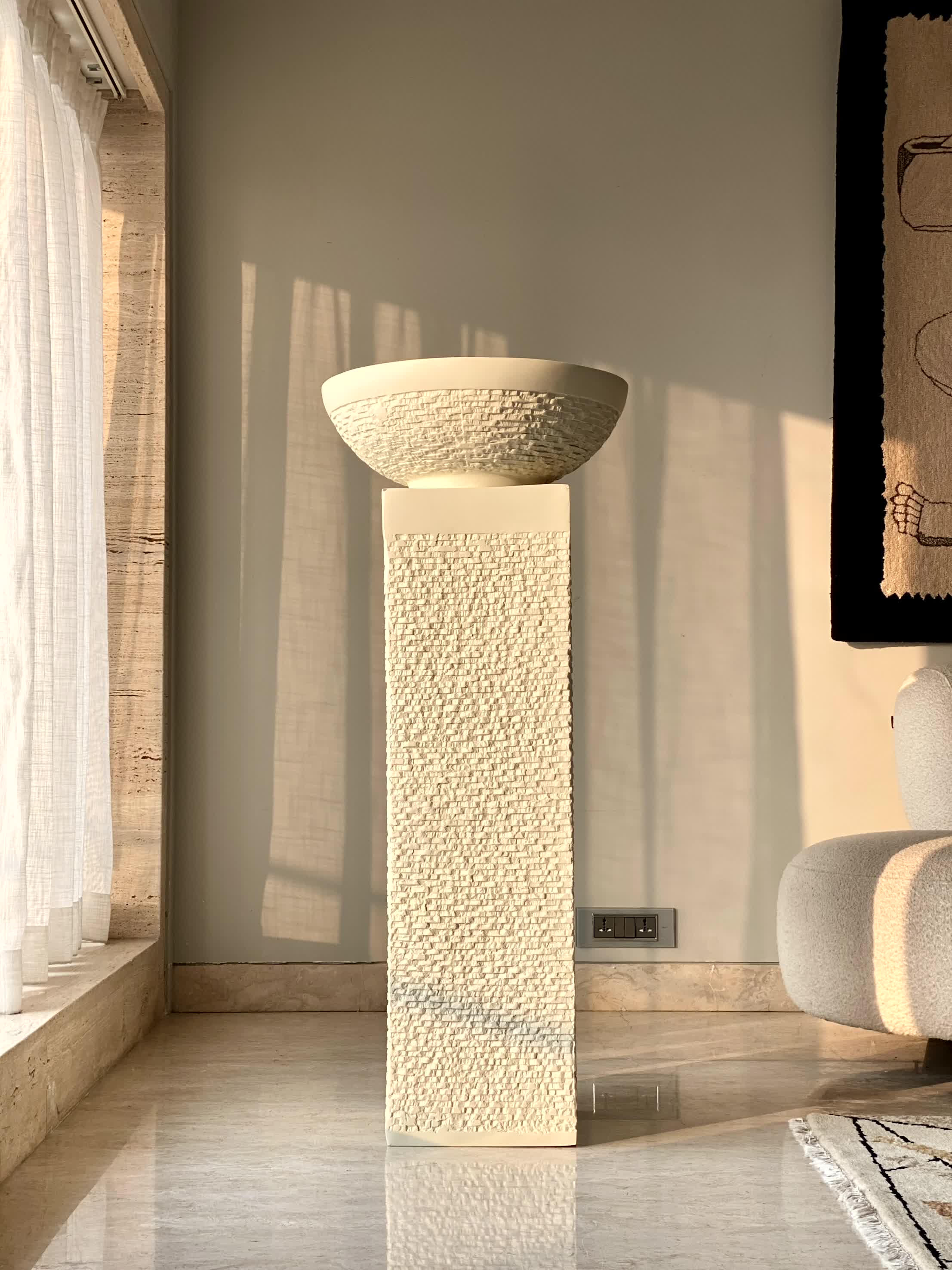 Masami Shaft Planters - Ivory