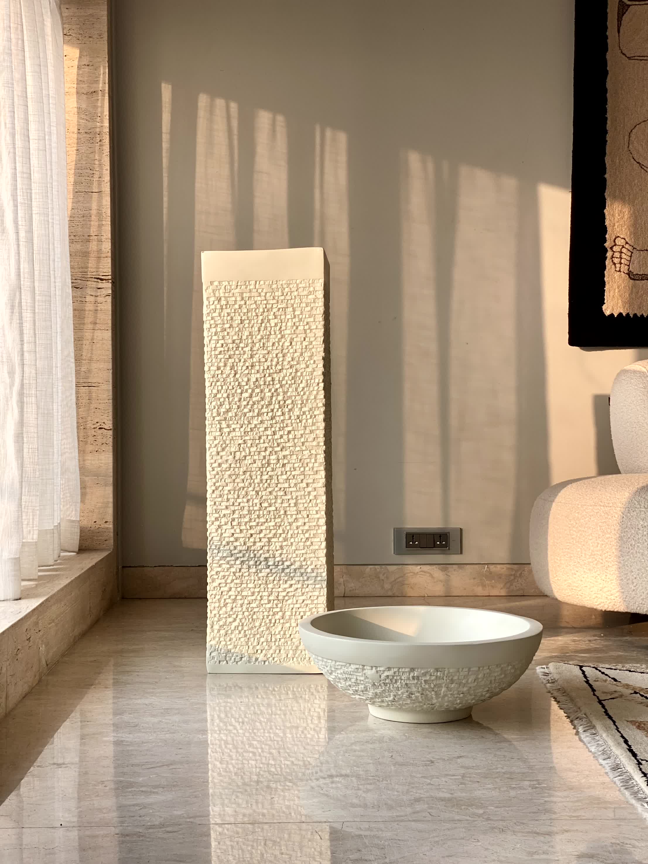 Masami Shaft Planters - Ivory