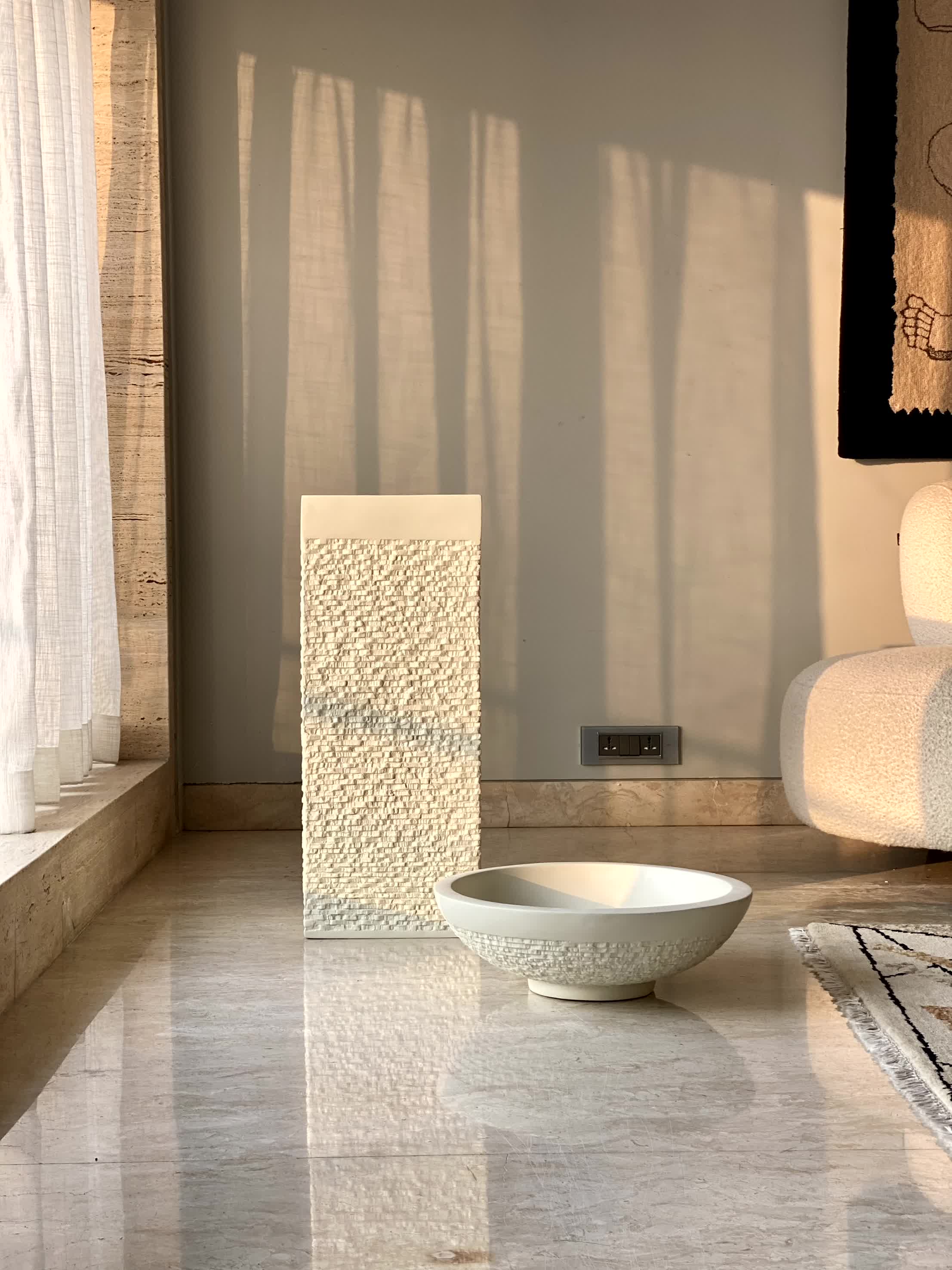Masami Shaft Planters - Ivory