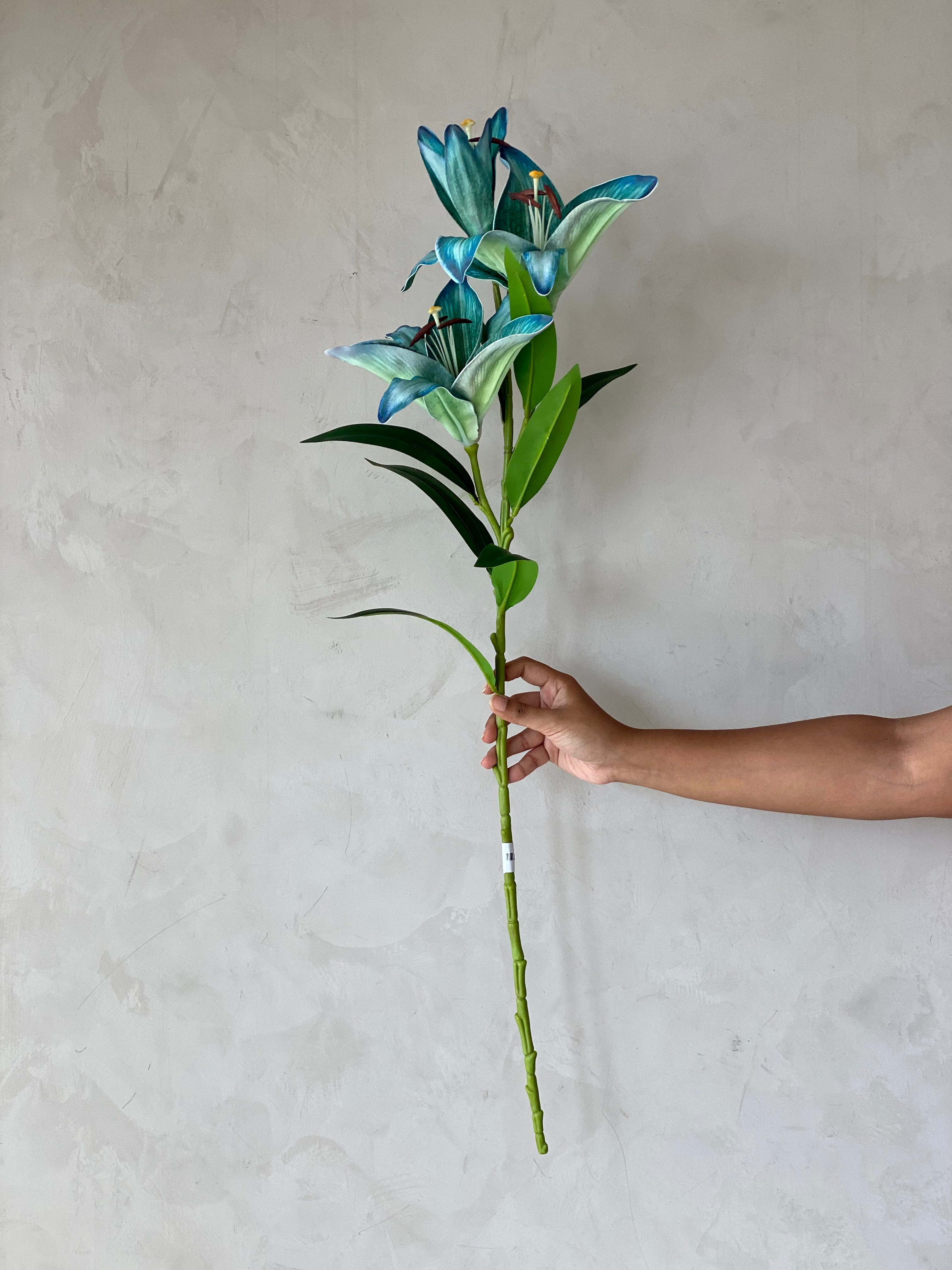 Artificial Mystic Lilly Flower Stem - (One Stem) Green