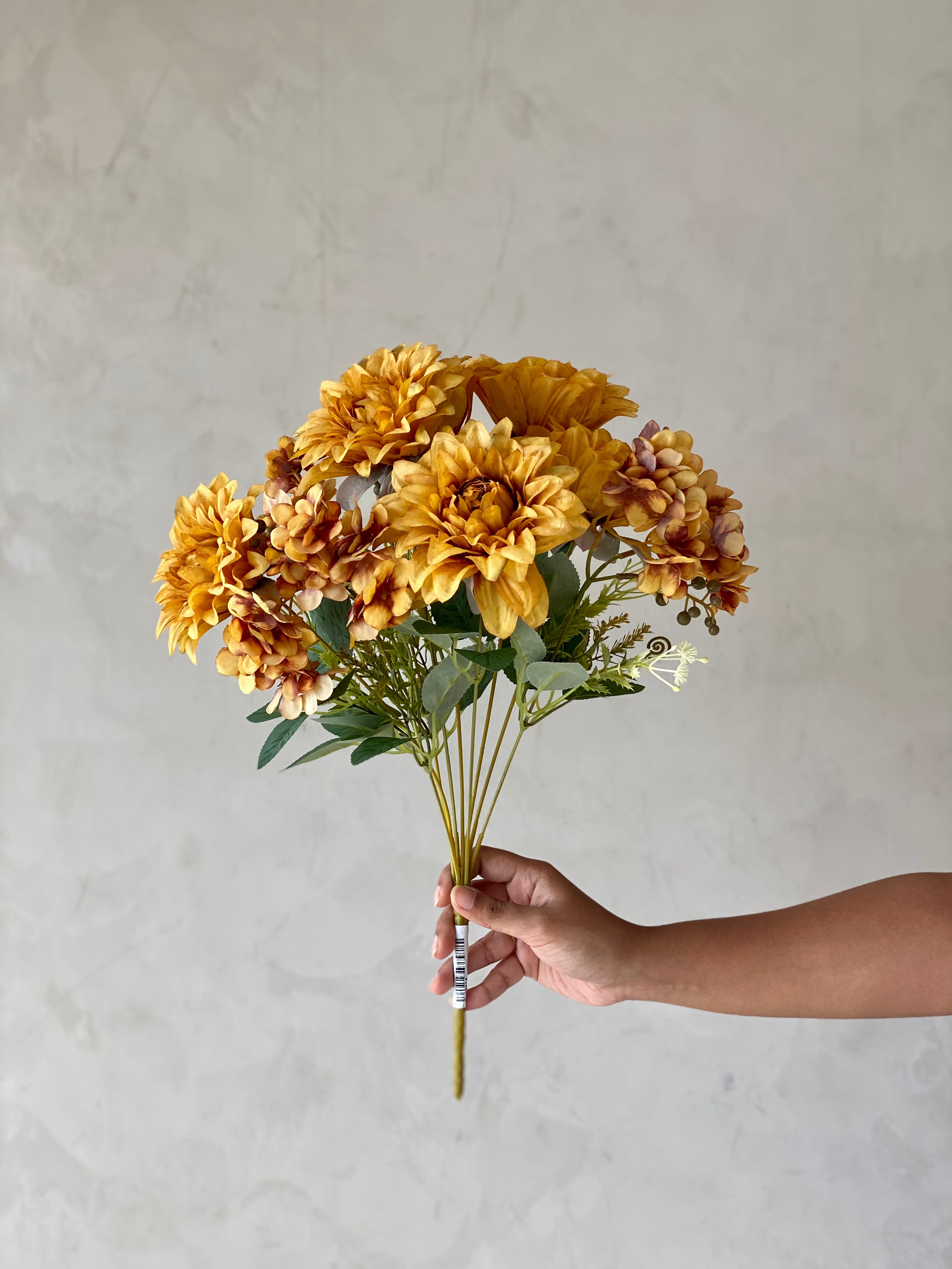 Artificial Daisy Flower Bunch - Yellow