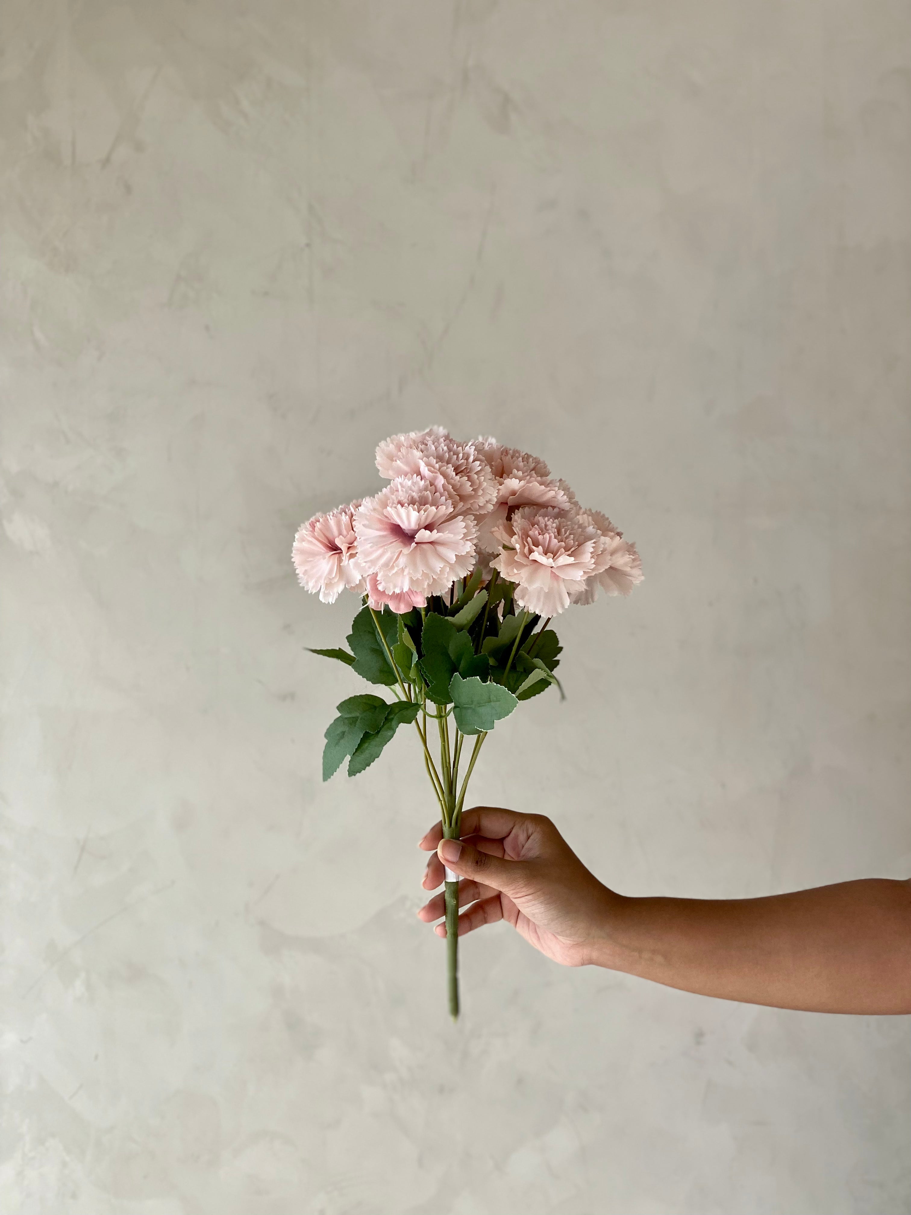 Artificial Western Peony Bunch - Pink