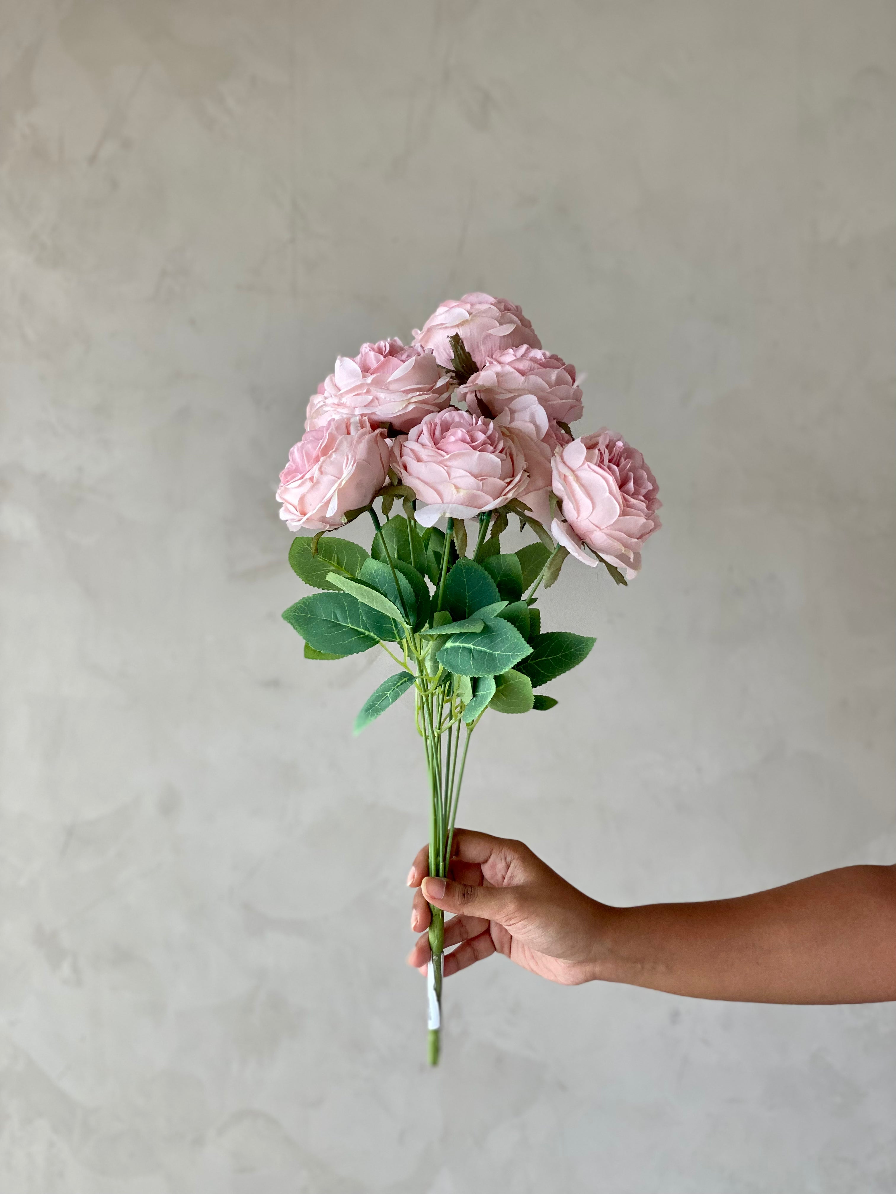 Artificial Breeze Rose Bunch - Pink