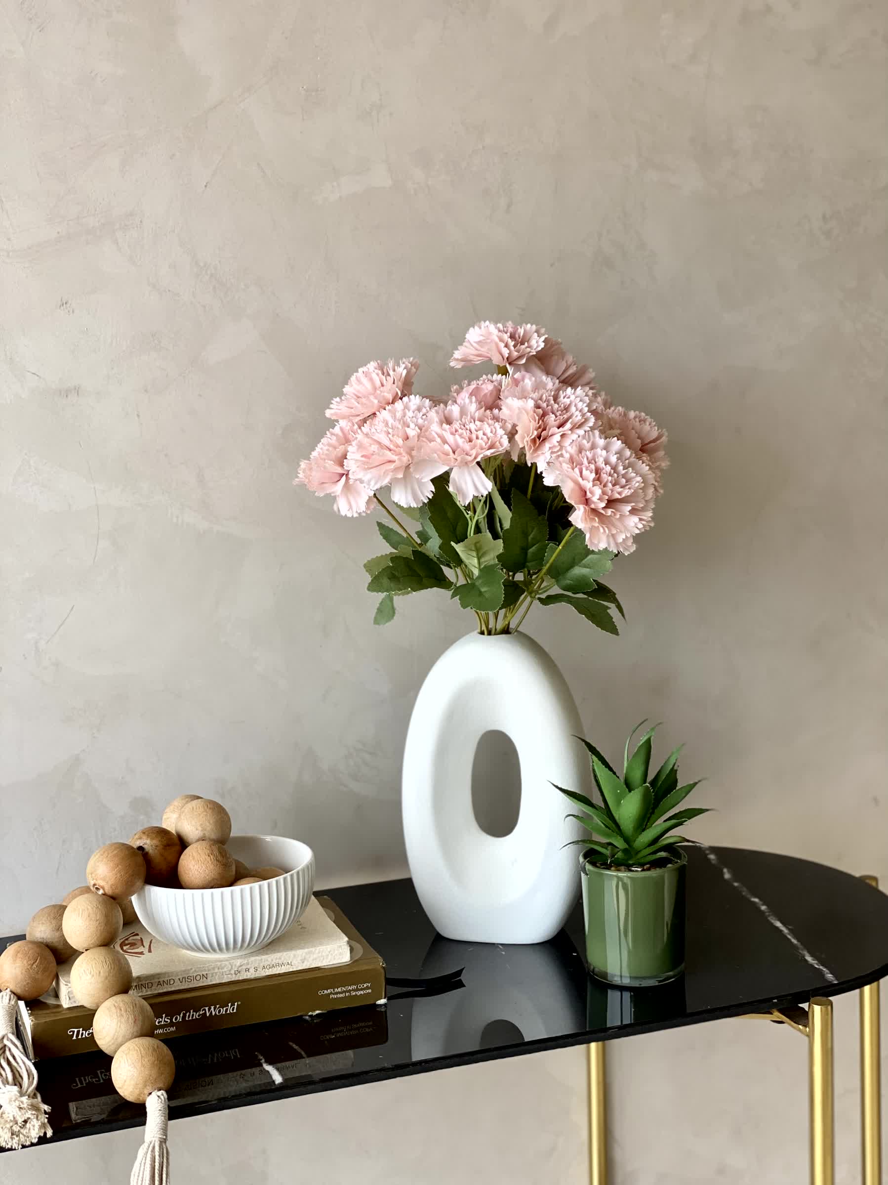 Artificial Western Peony Bunch - Pink