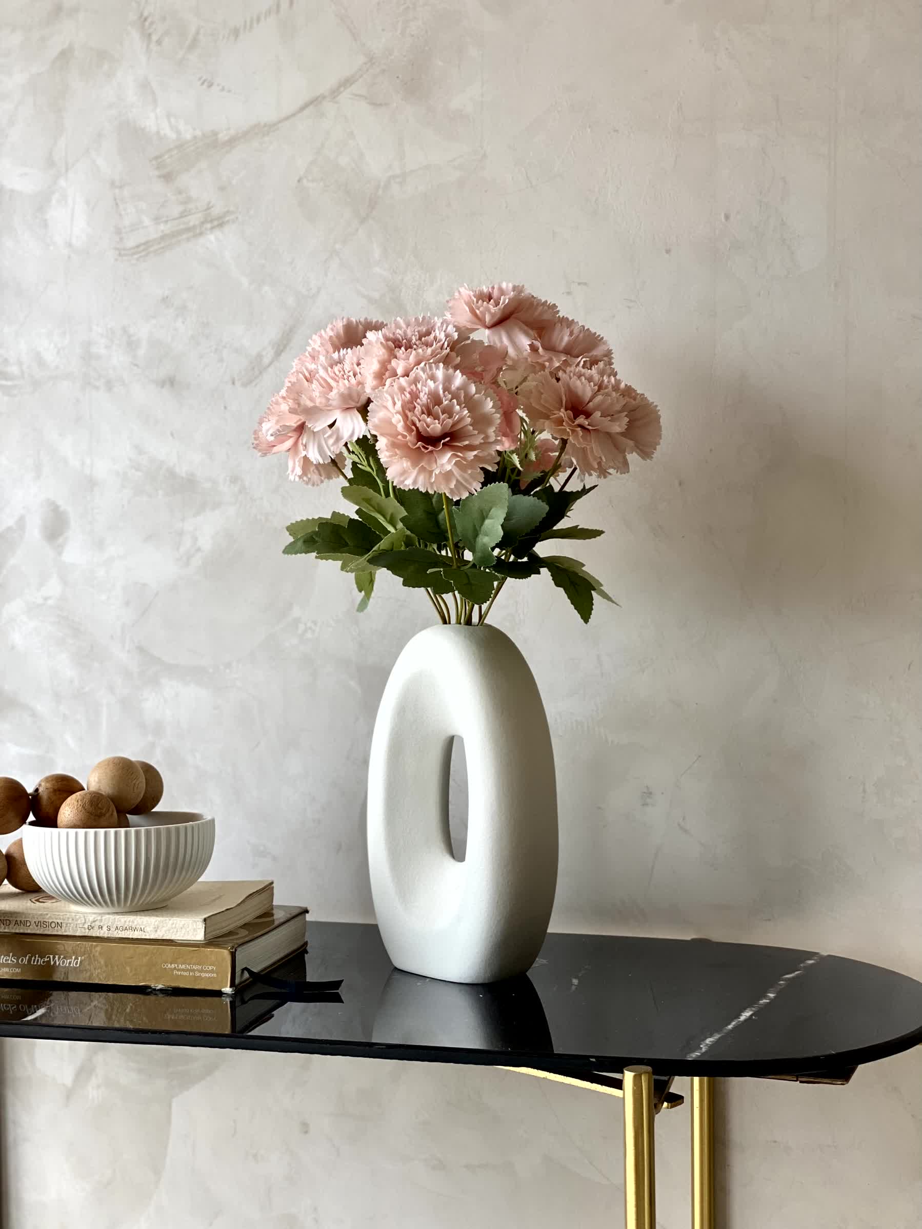 Artificial Western Peony Bunch - Pink