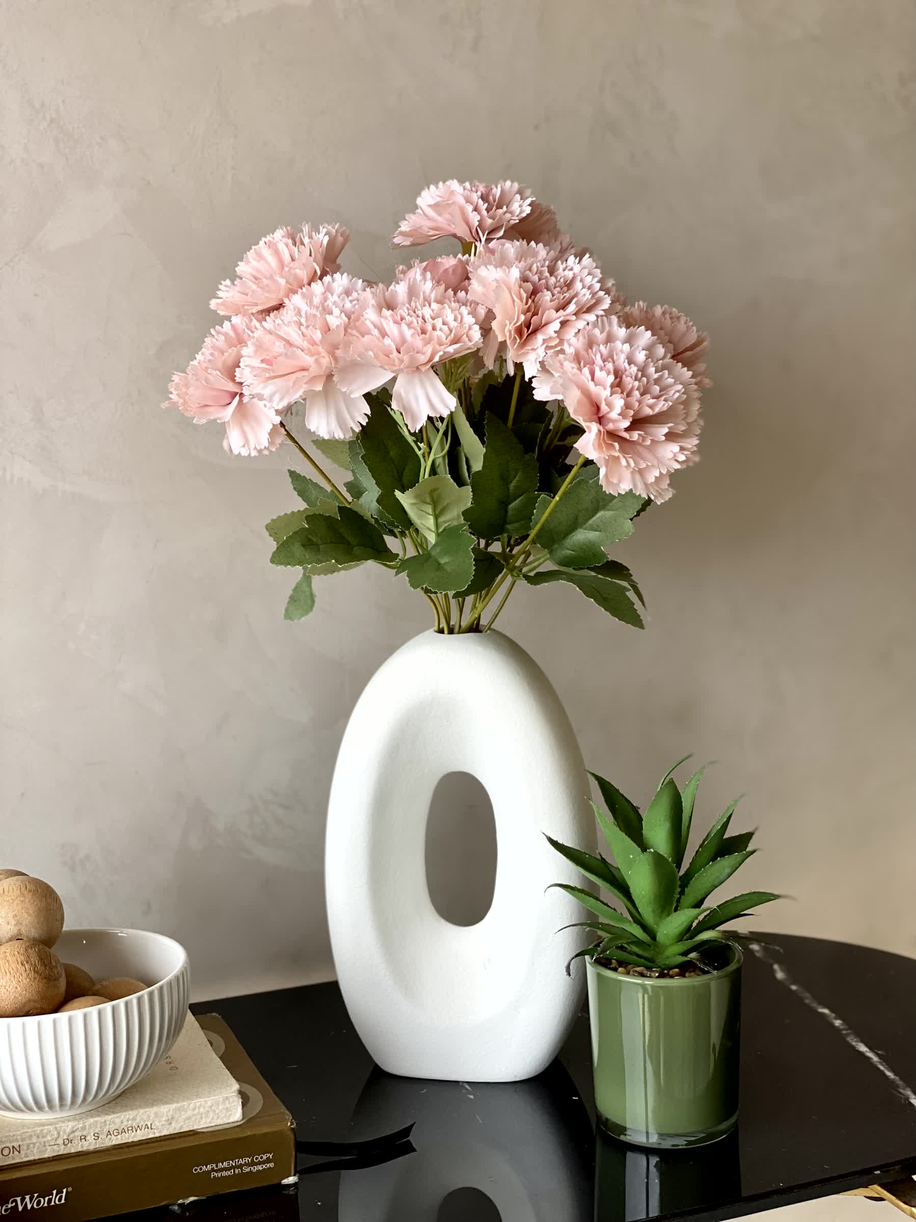 Artificial Western Peony Bunch - Pink