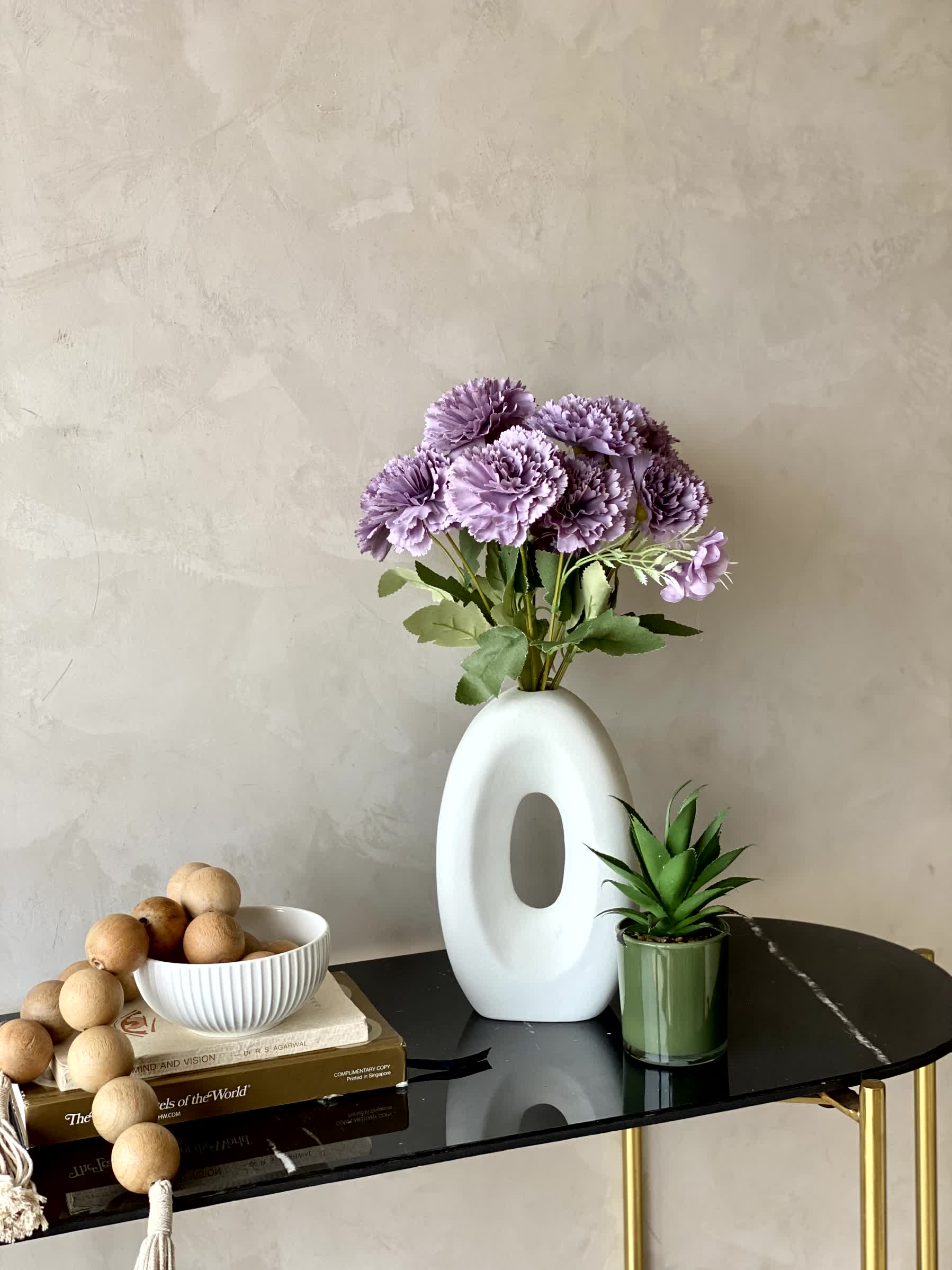 Artificial Western Peony Bunch - Lilac