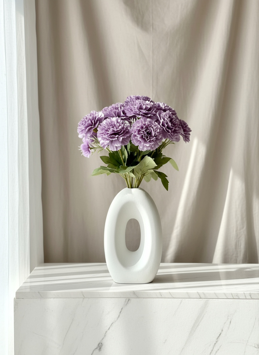 Artificial Western Peony Bunch - Lilac