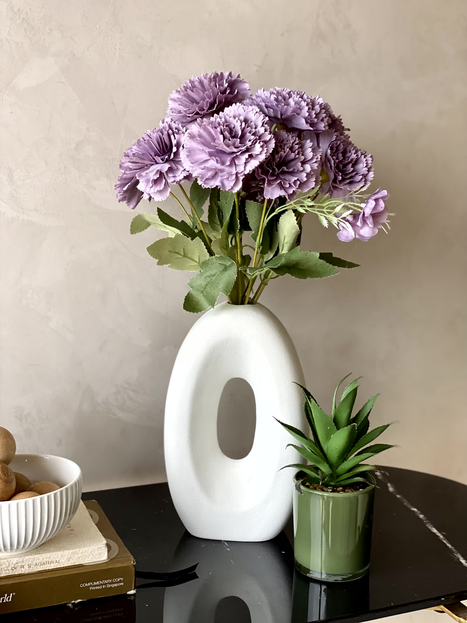 Artificial Western Peony Bunch - Lilac