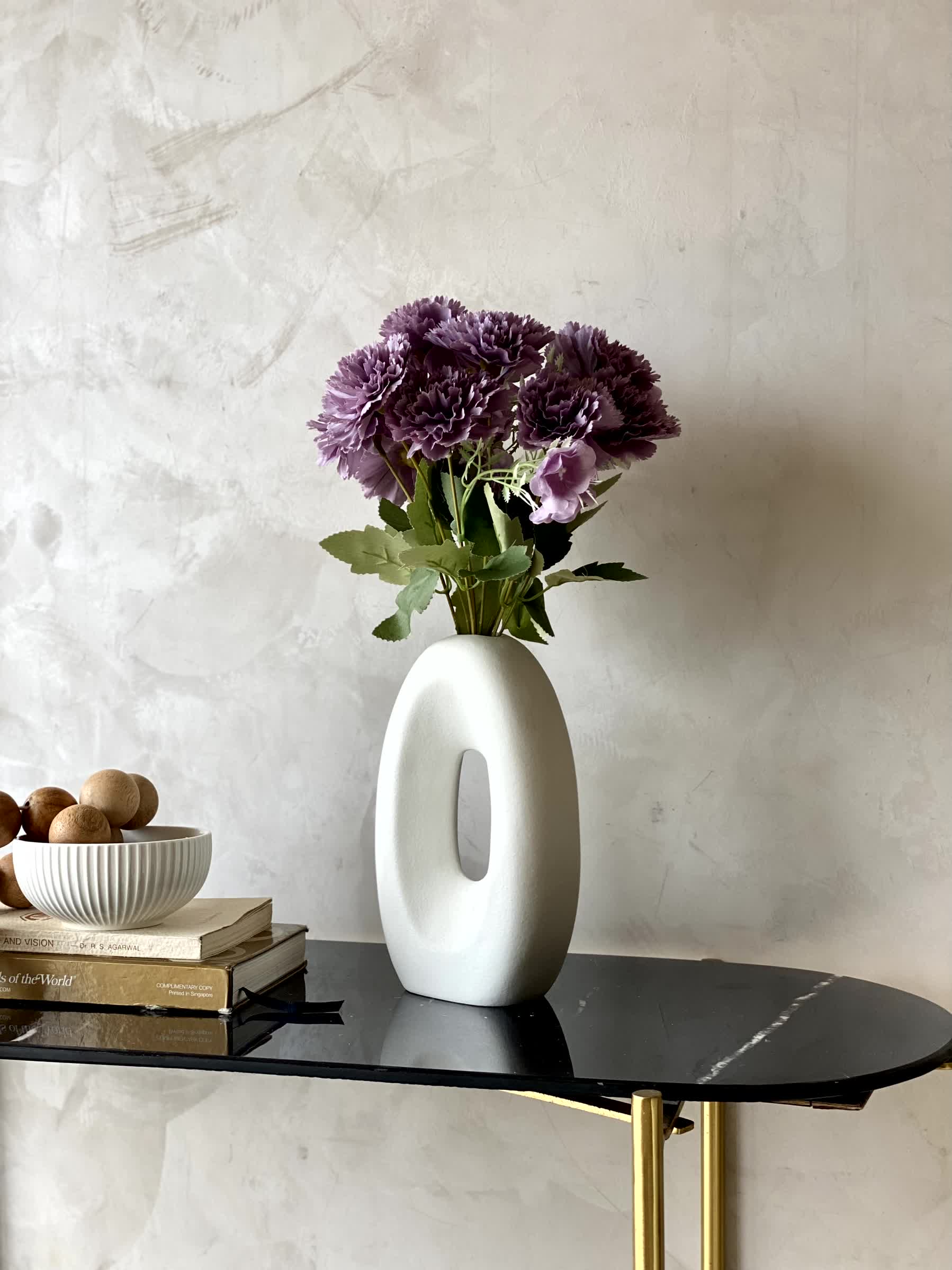 Artificial Western Peony Bunch - Lilac