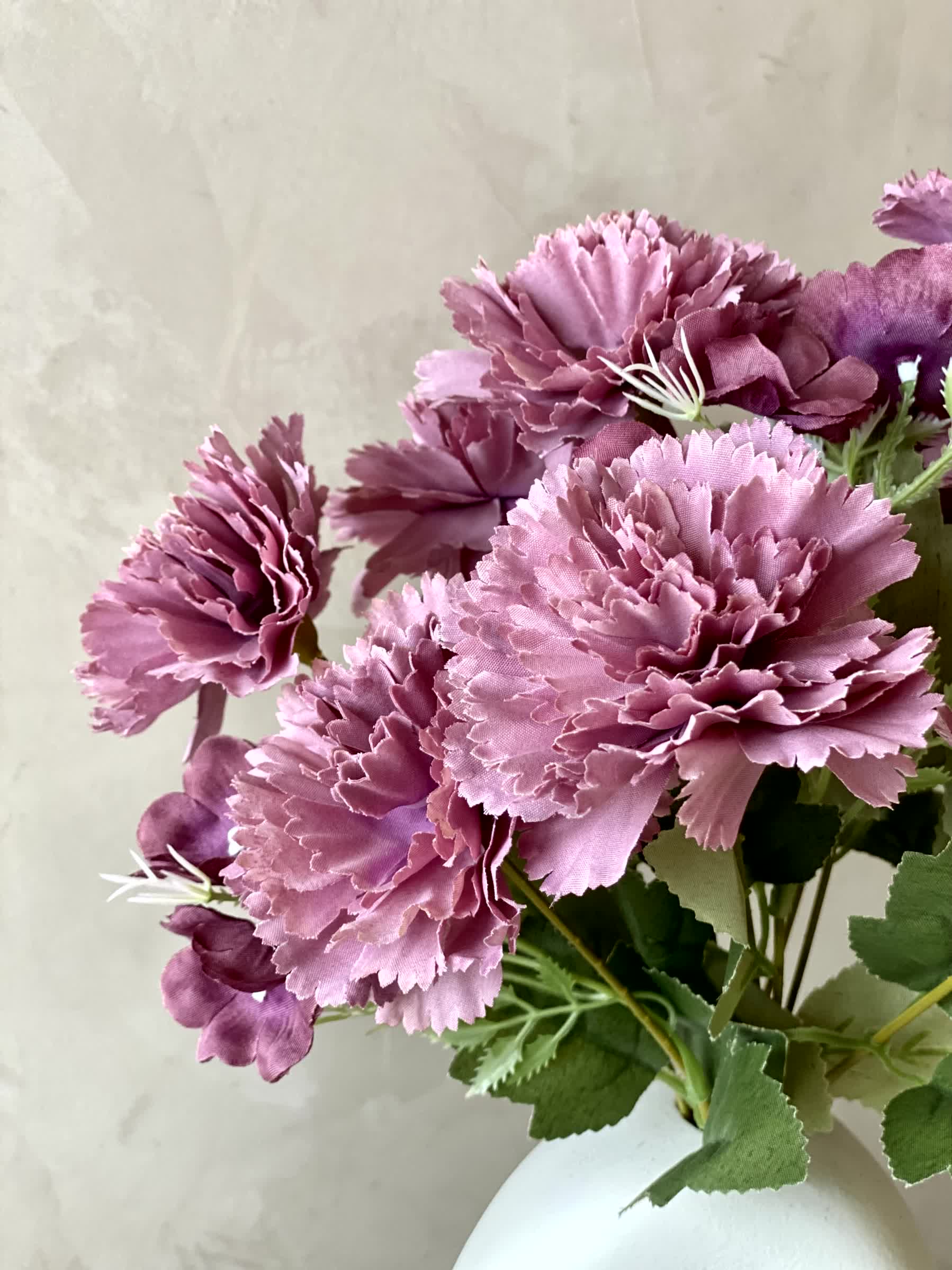 Artificial Western Peony Bunch - Purple