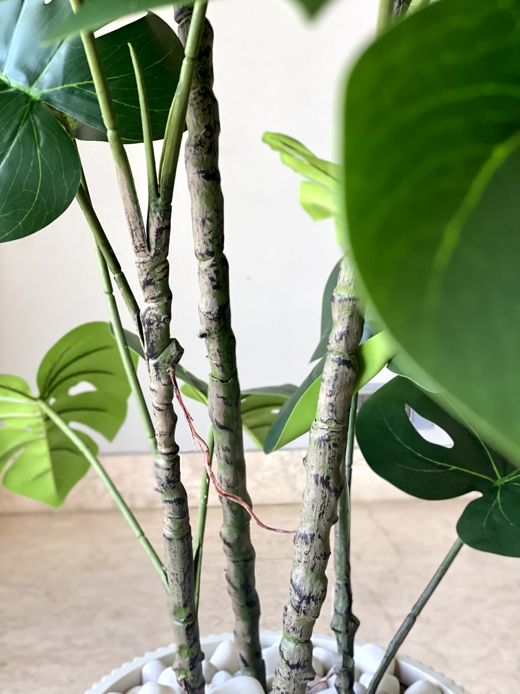 Artificial Arched Monstera Plant - 4 Feet
