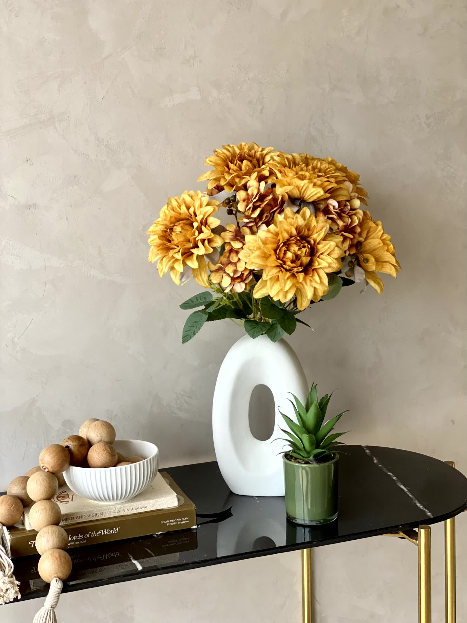 Artificial Daisy Flower Bunch - Yellow