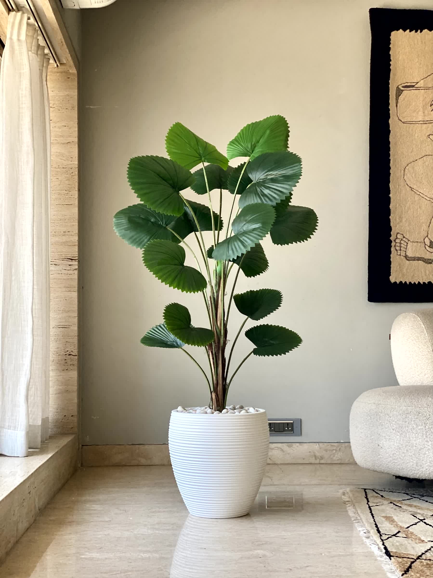 Artificial Alocasia Plant - 4.5 Feet