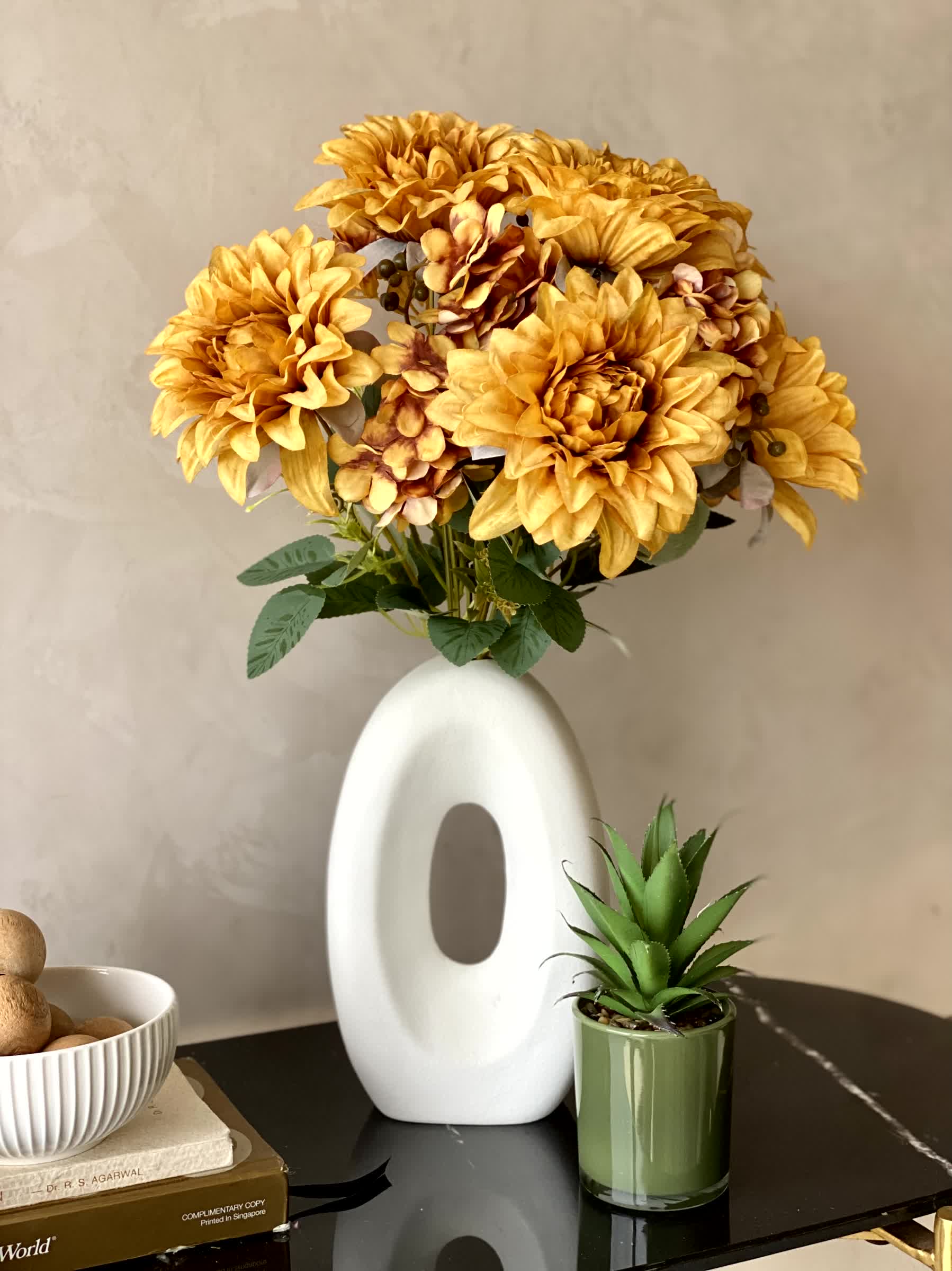 Artificial Daisy Flower Bunch - Yellow