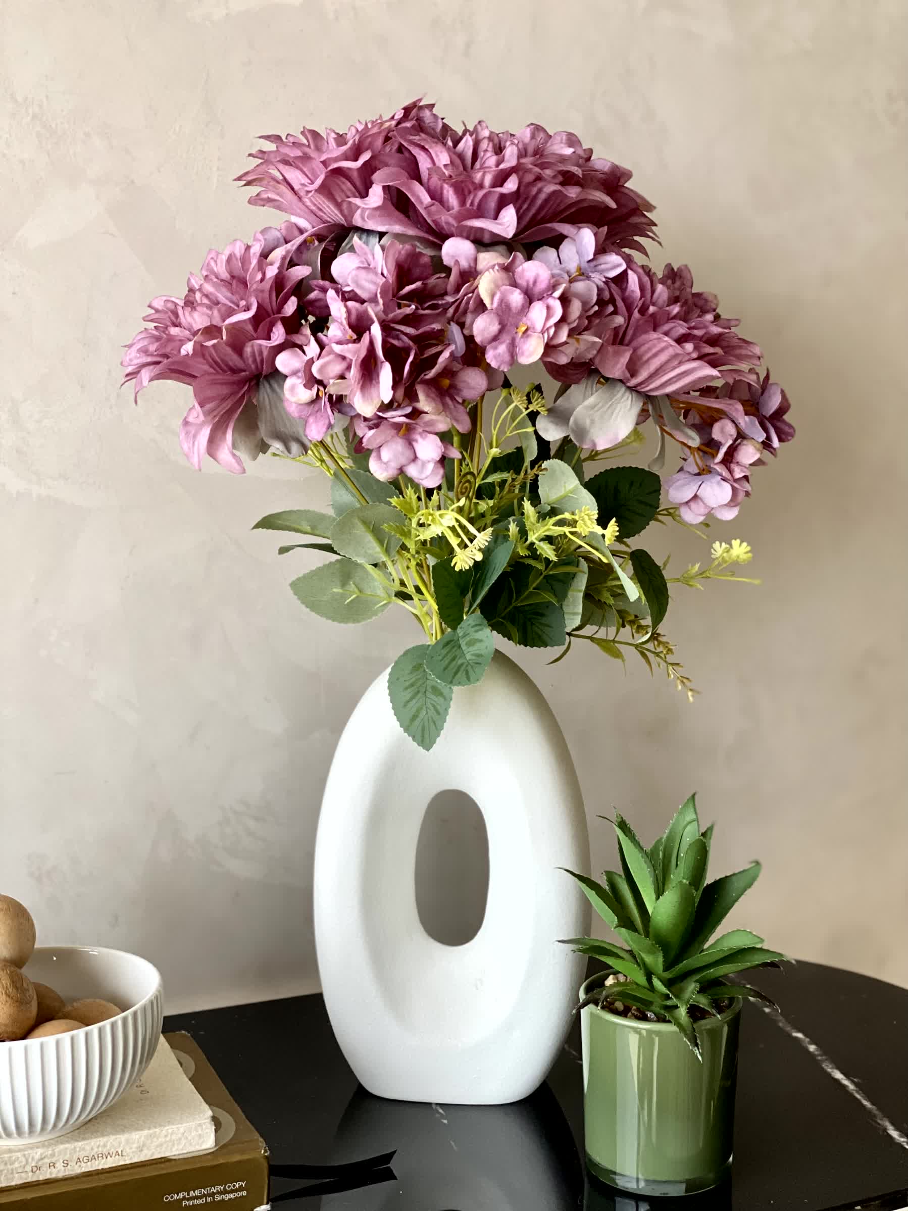 Artificial Daisy Flower Bunch - Purple