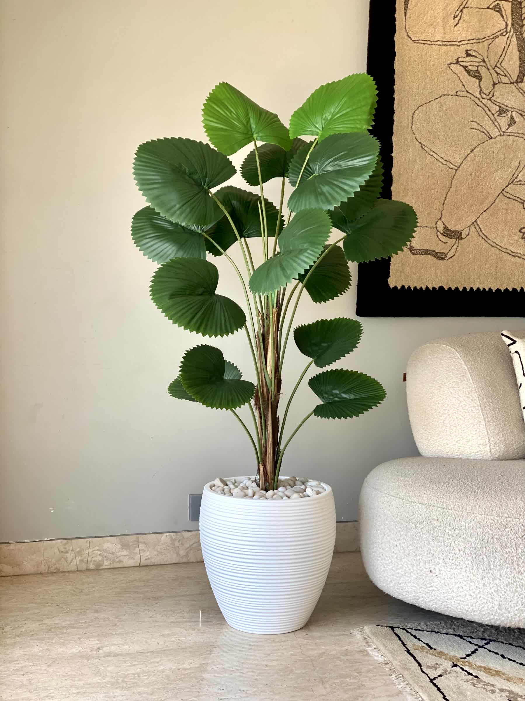 Artificial Alocasia Plant - 4.5 Feet