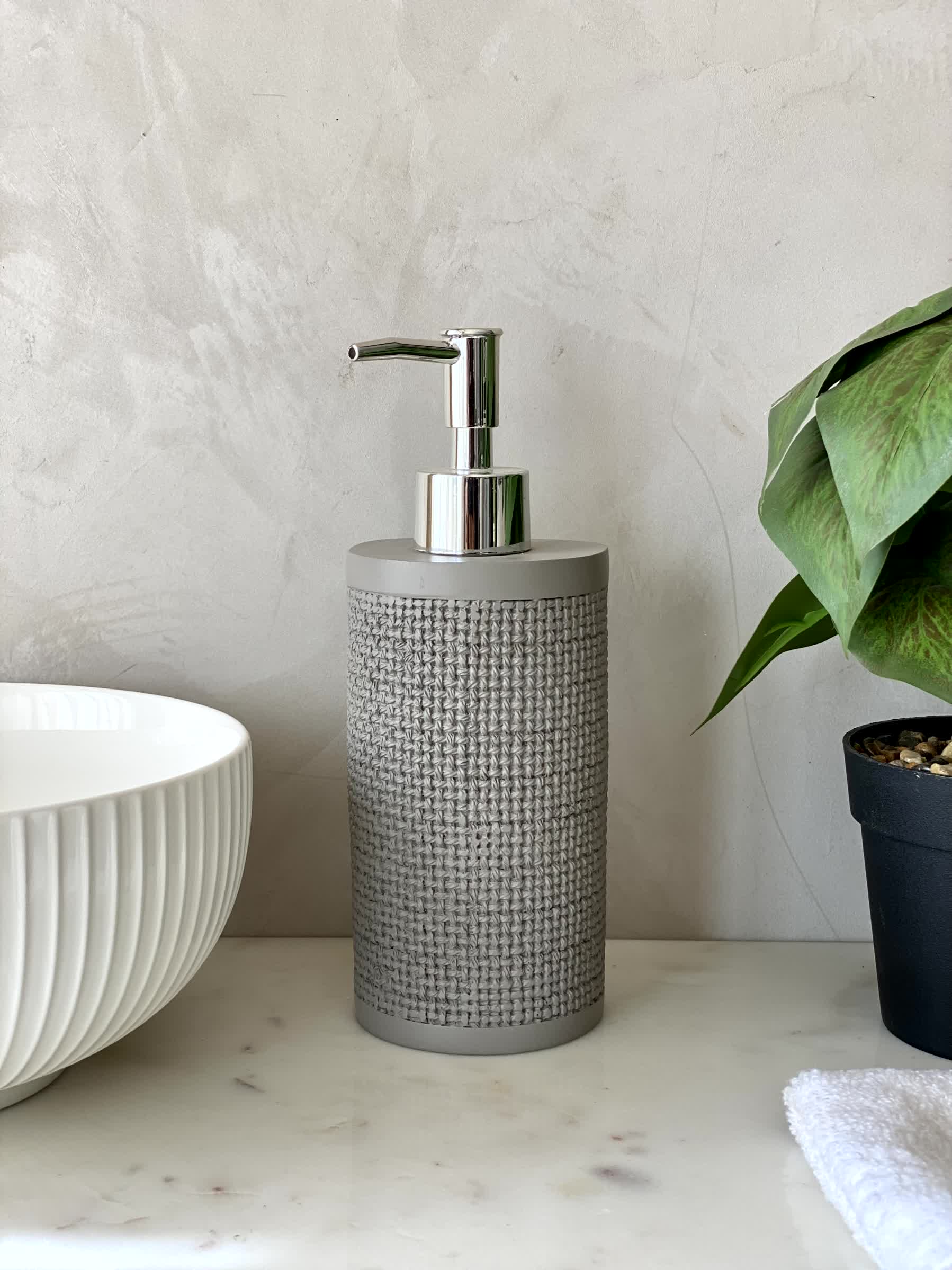 Plaid Bathroom Dispenser