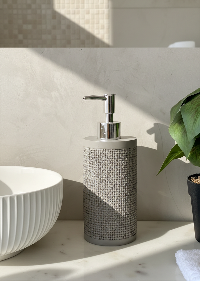 Plaid Bathroom Dispenser