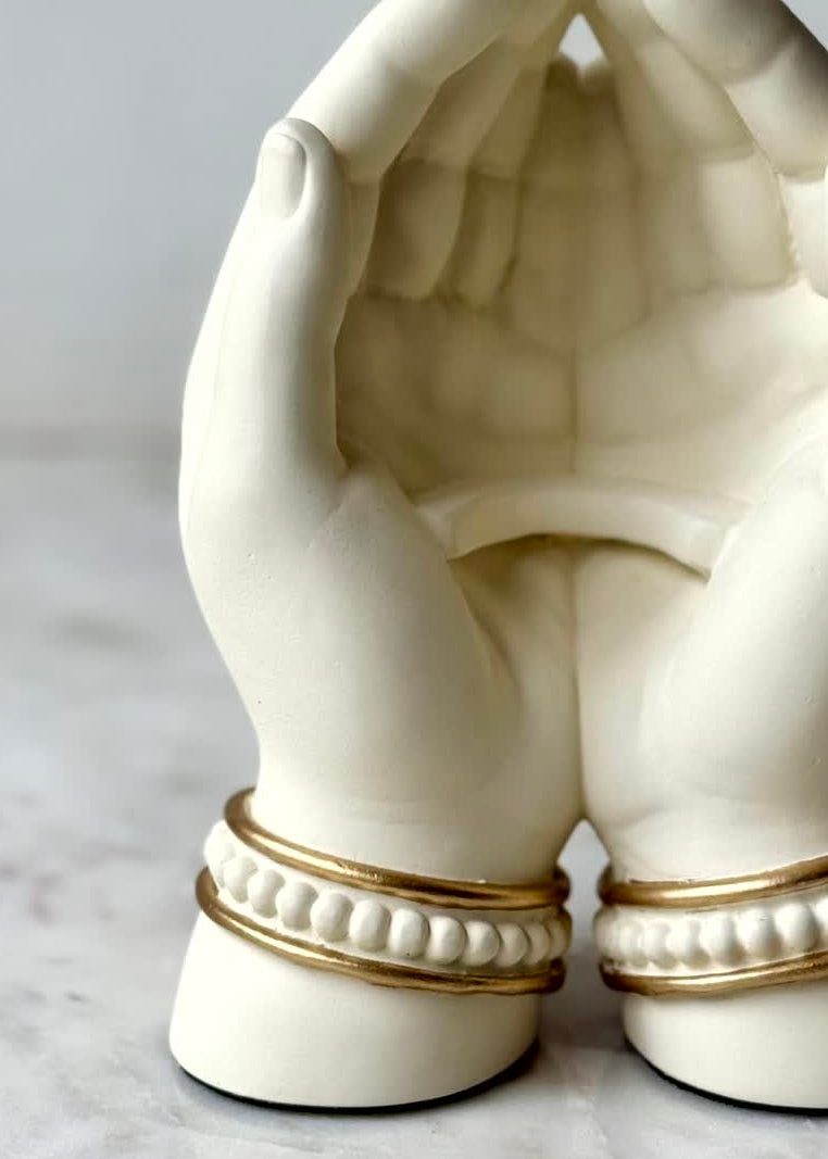 Divine Hands LED Tealight Stand