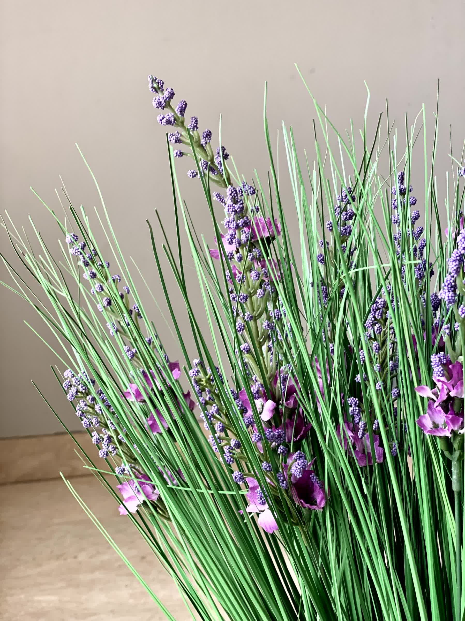 Artificial Liriope Grass Bunch - 2 Feet