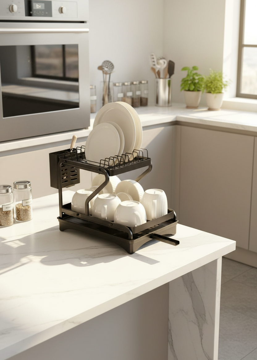 Two Tier Dish Rack