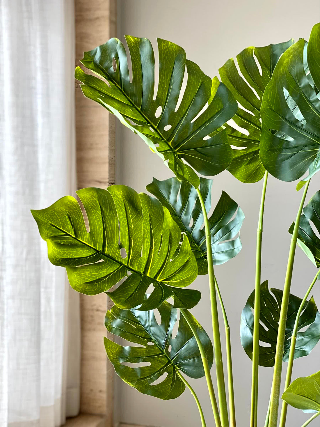 Artificial Evergreen Monstera Plant - 4.5 Feet