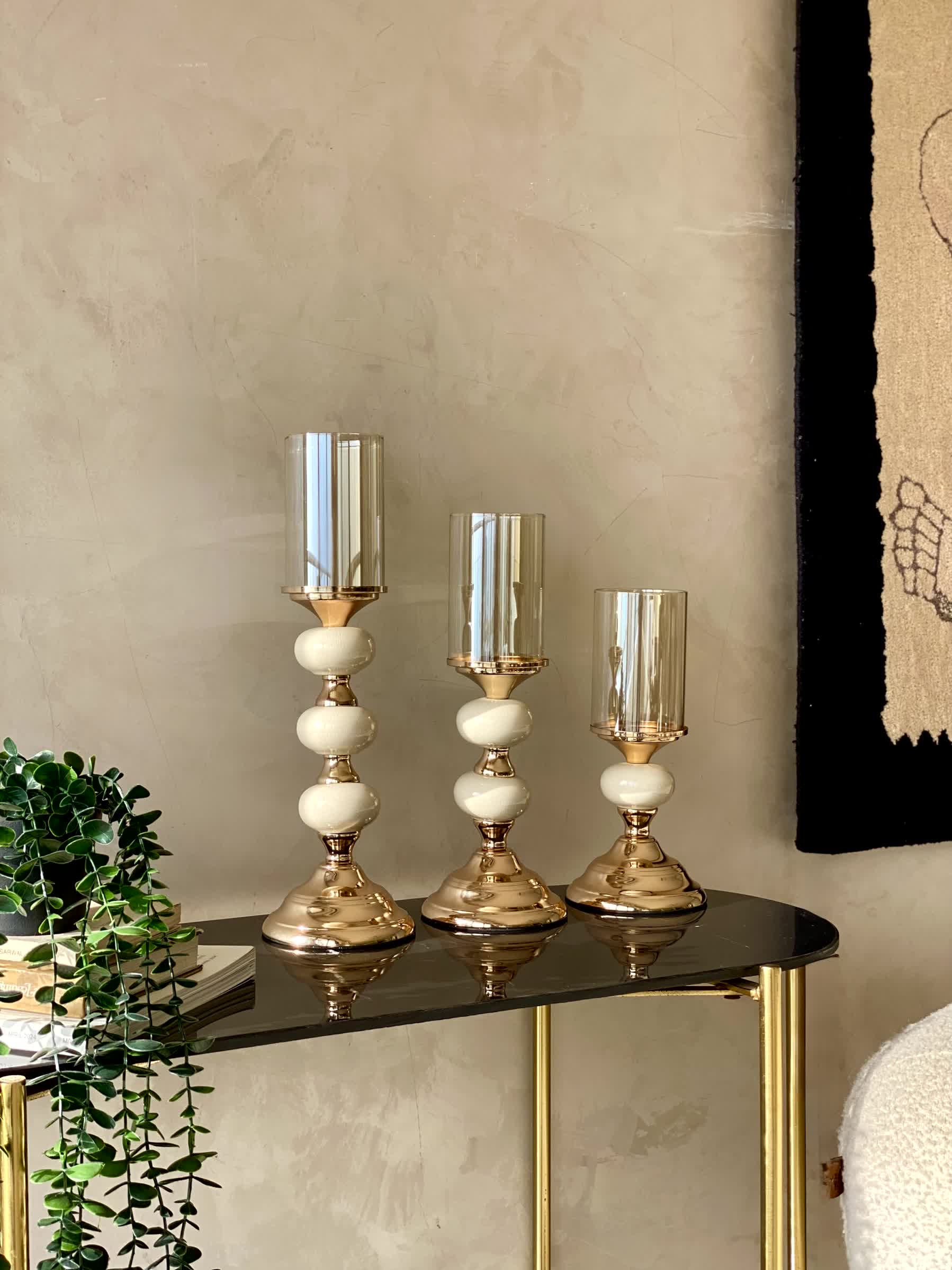 Mystic Small Candle Stand (White)