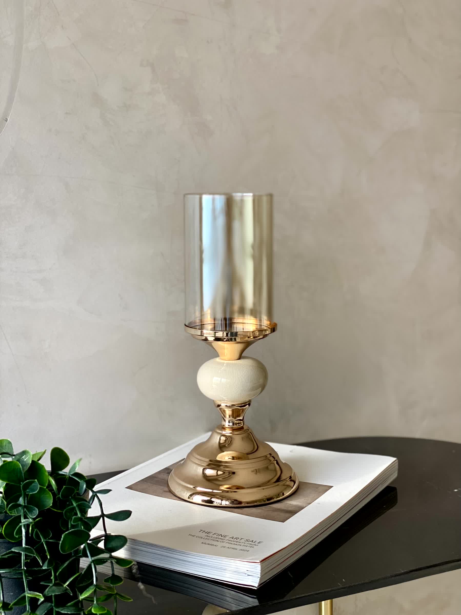 Mystic Small Candle Stand (White)
