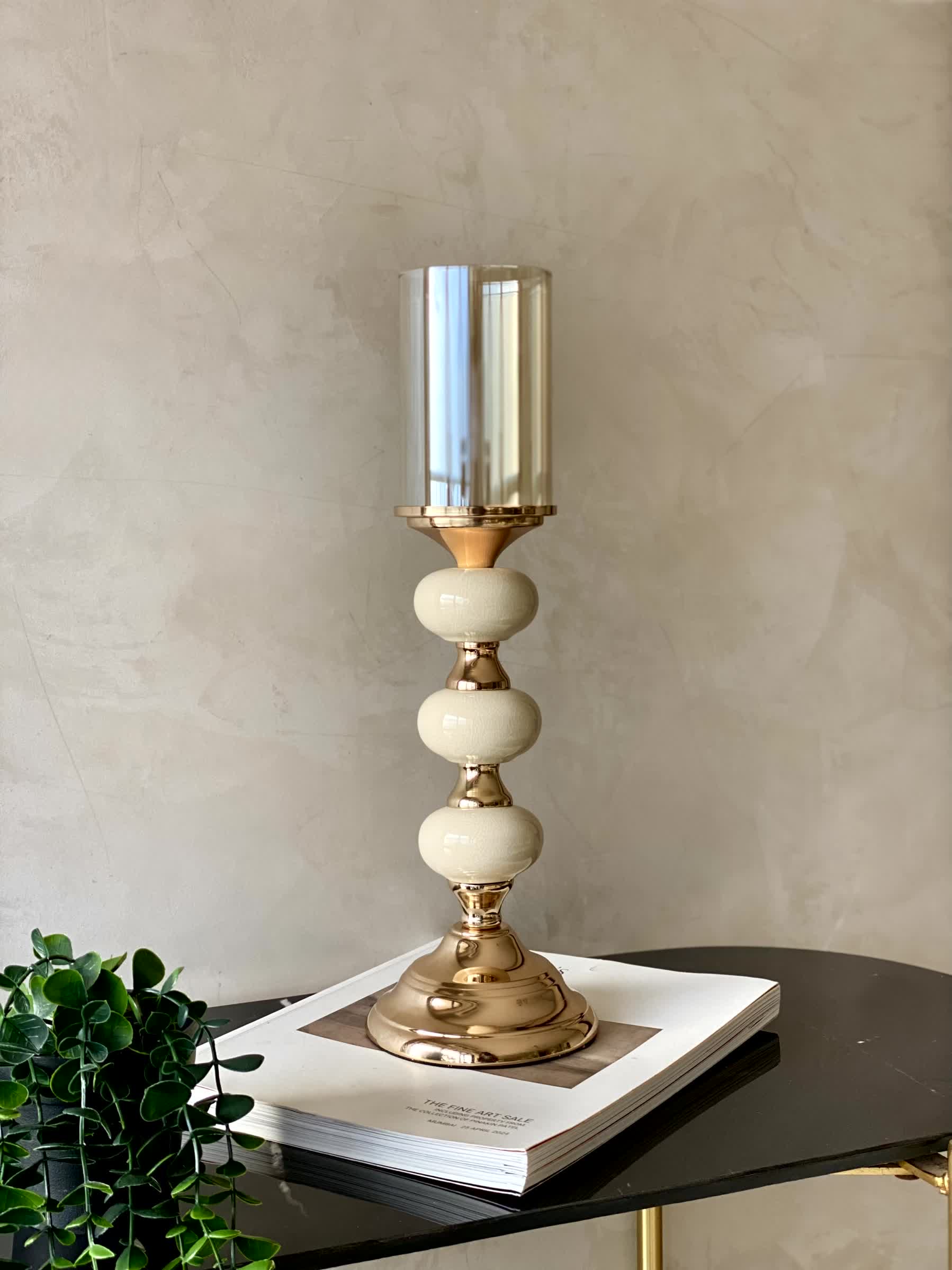 Mystic Large Candle Stand (White)