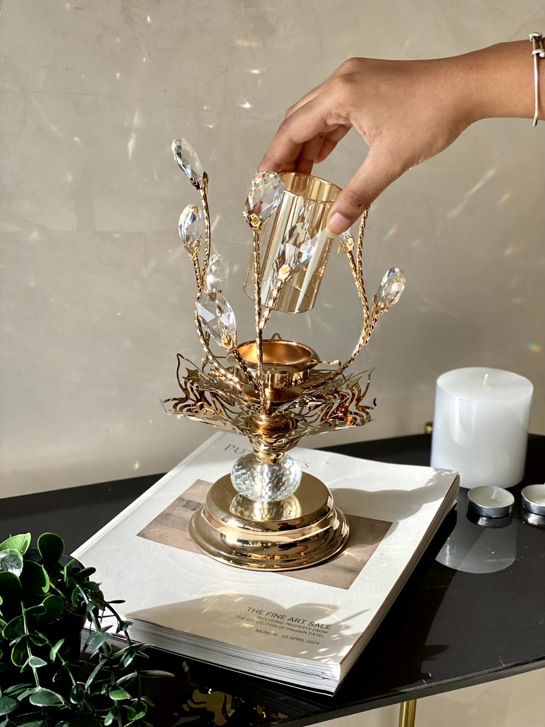 Lustra Candle Holder - Large