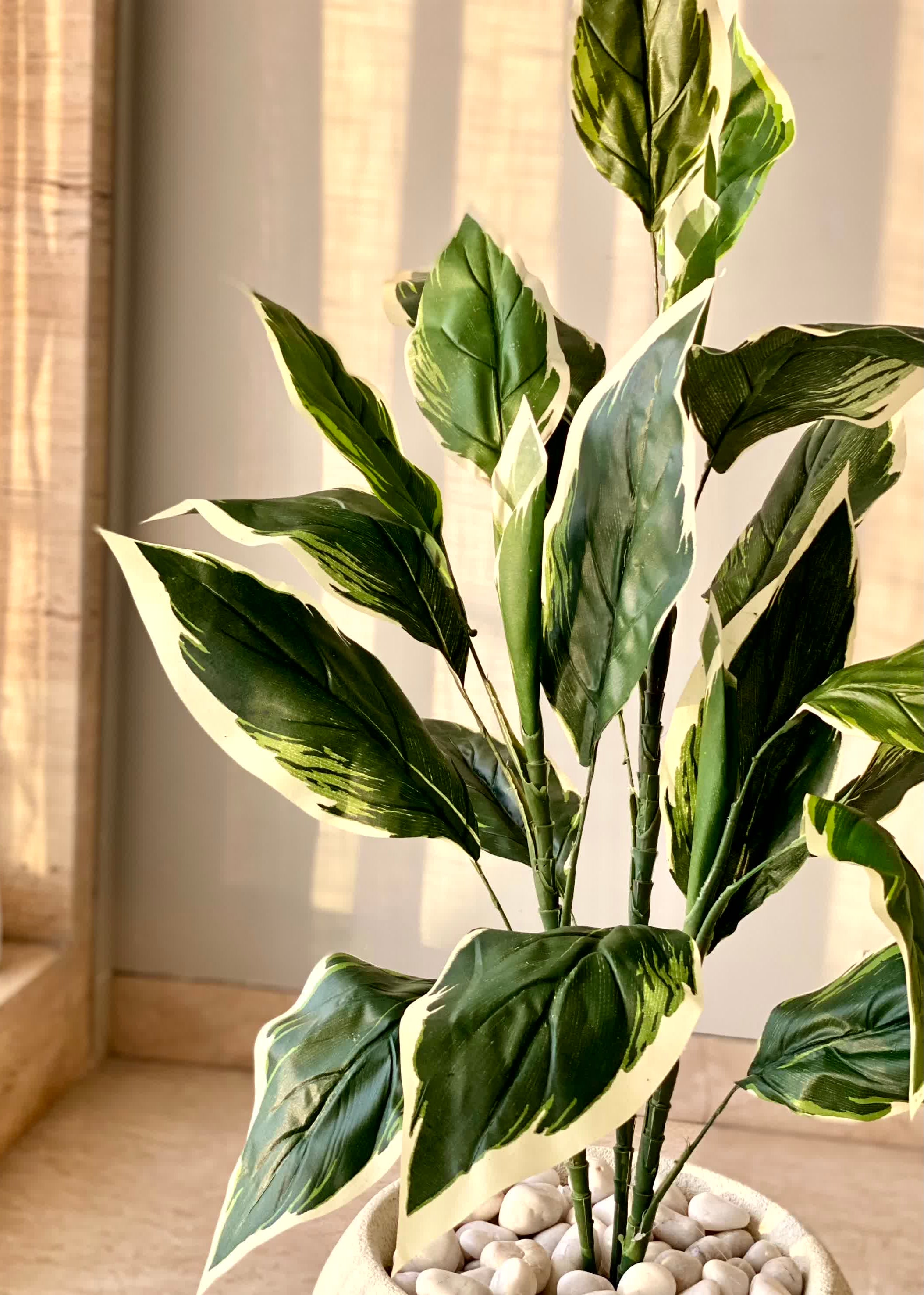 Artificial Hosta Plant - 3.5 Feet