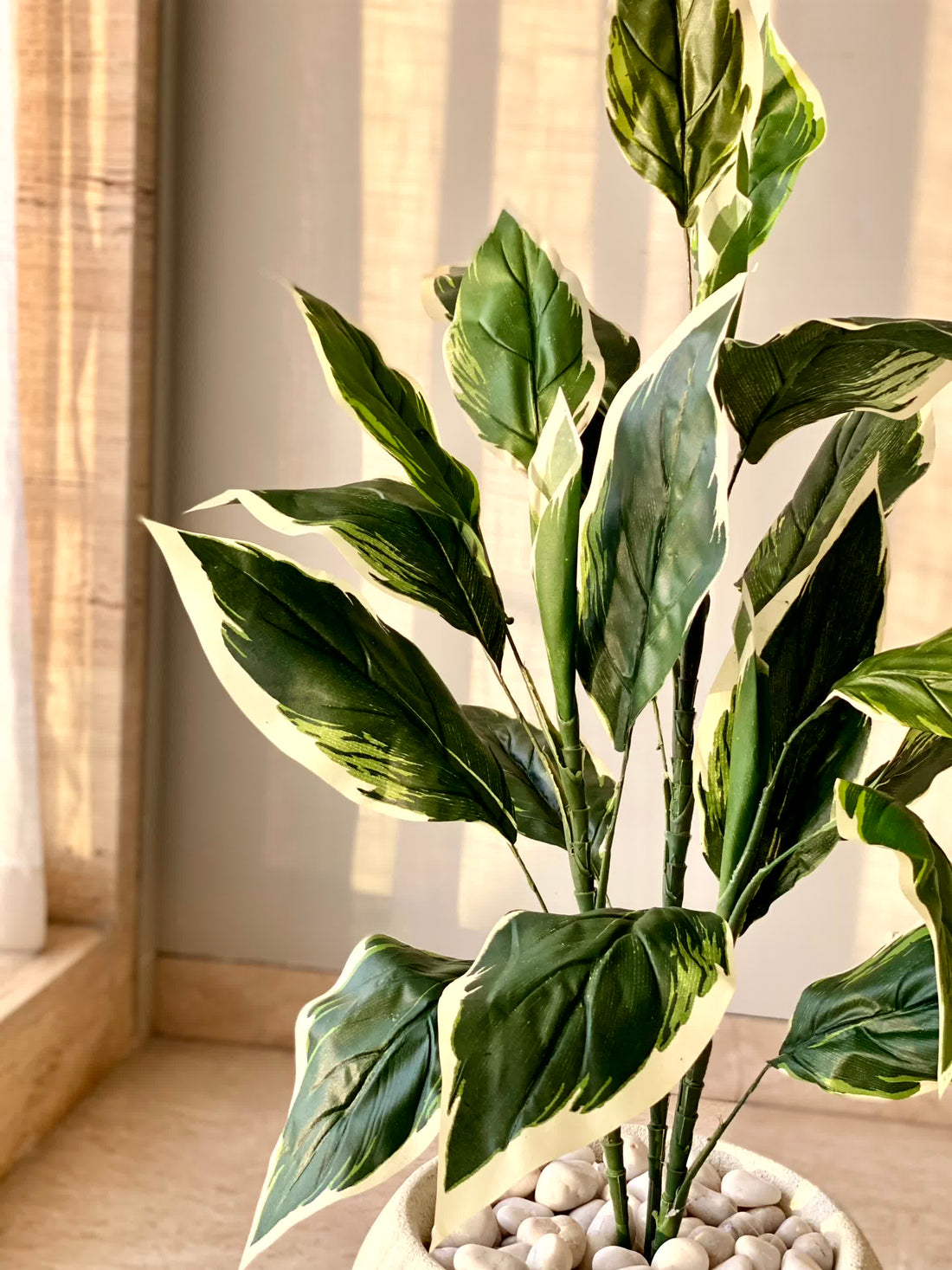 Artificial Hosta Plant - 3.5 Feet