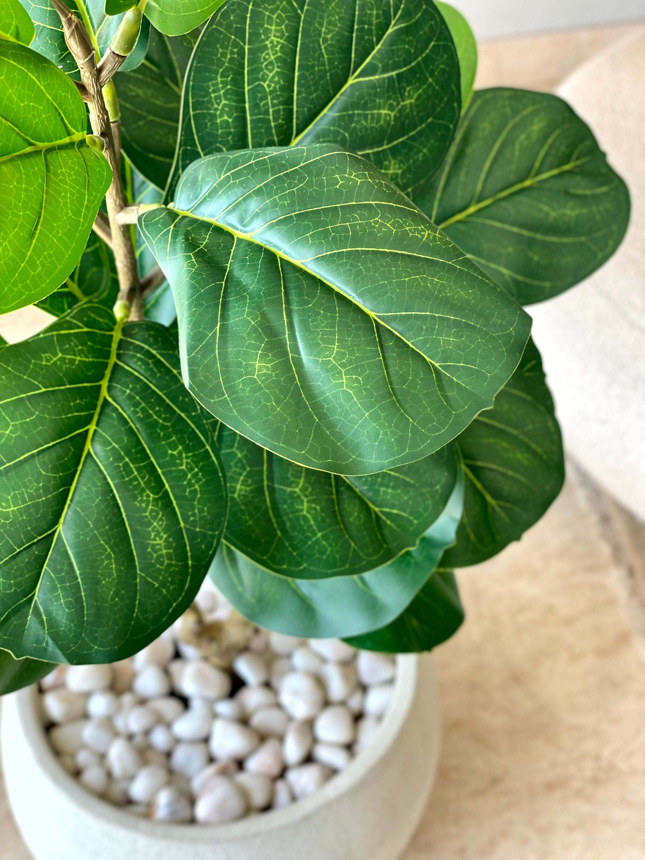 Artificial Natura Fiddle Leaf Plant - 3 Feet