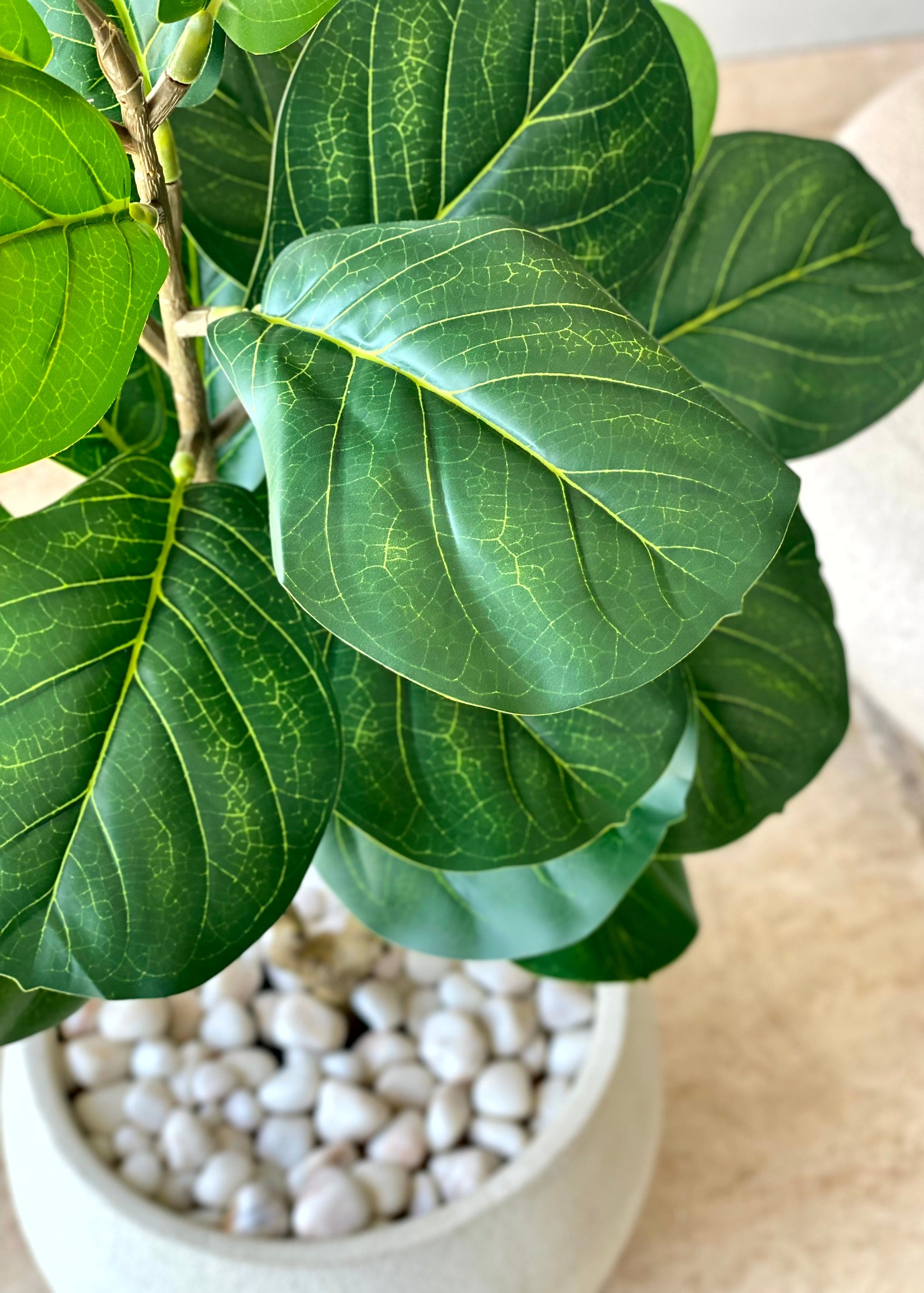 Artificial Natura Fiddle Leaf Plant - 3 Feet