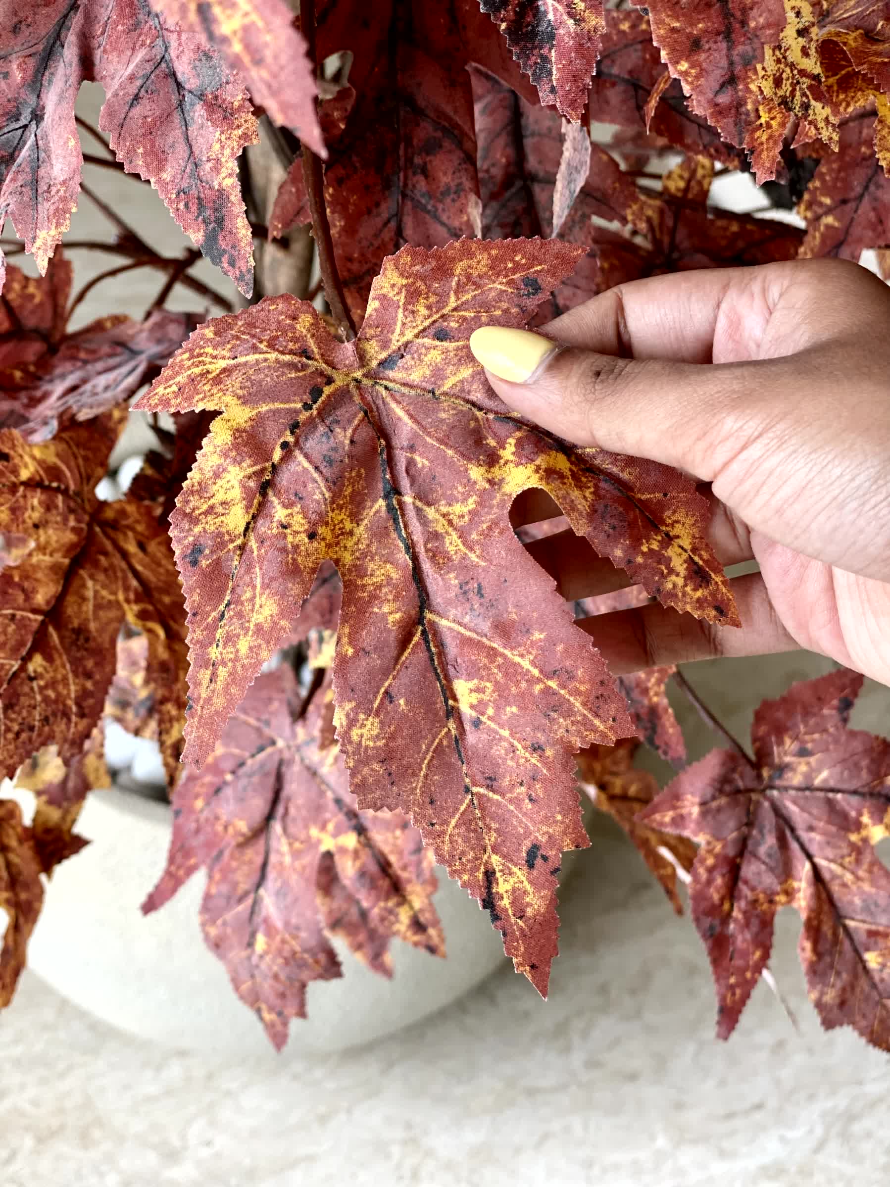 Artificial Canadian Maple Plant - 4 Feet