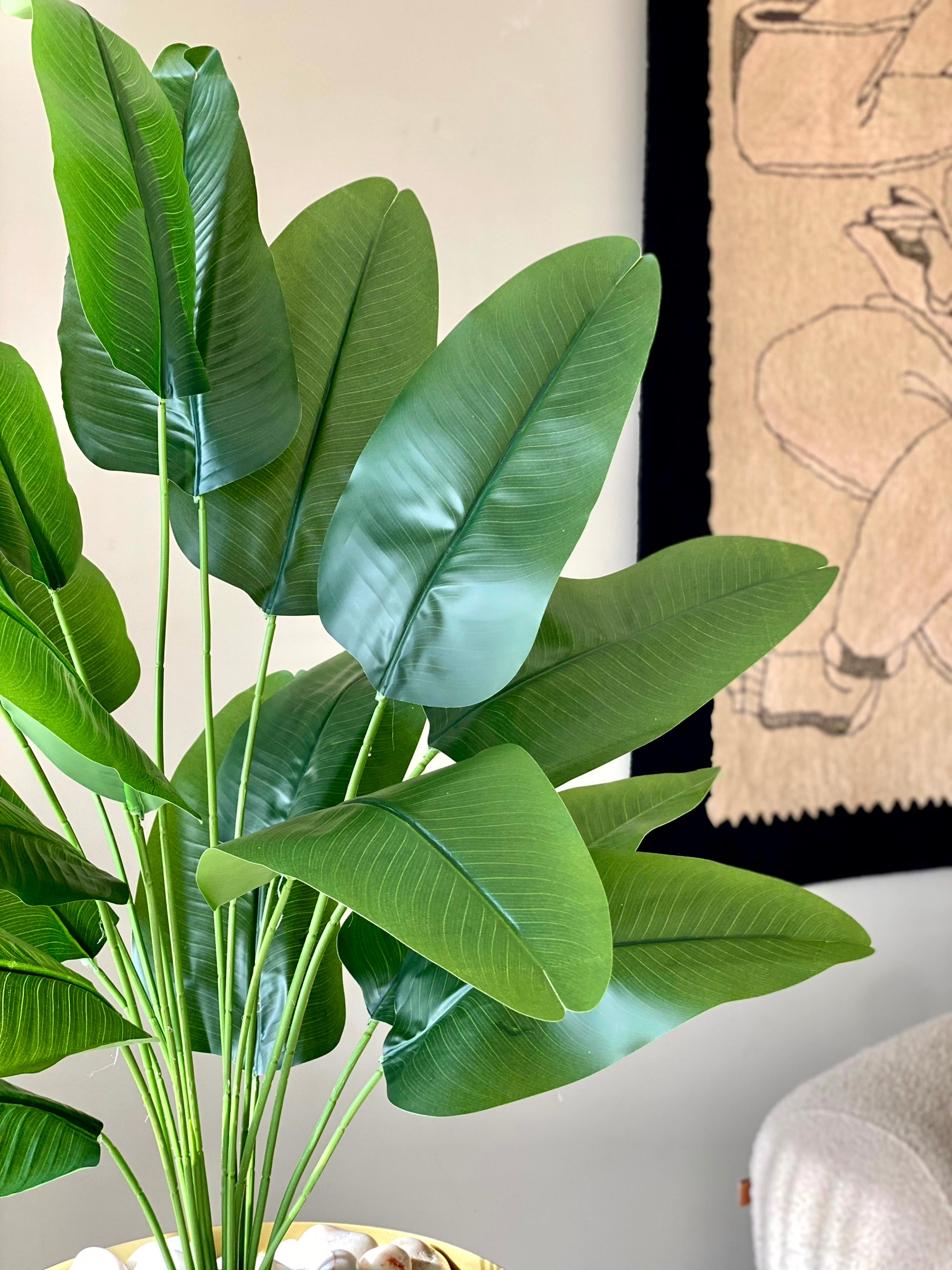 Artificial Natura Traveller Palm Plant - 2.75 Feet