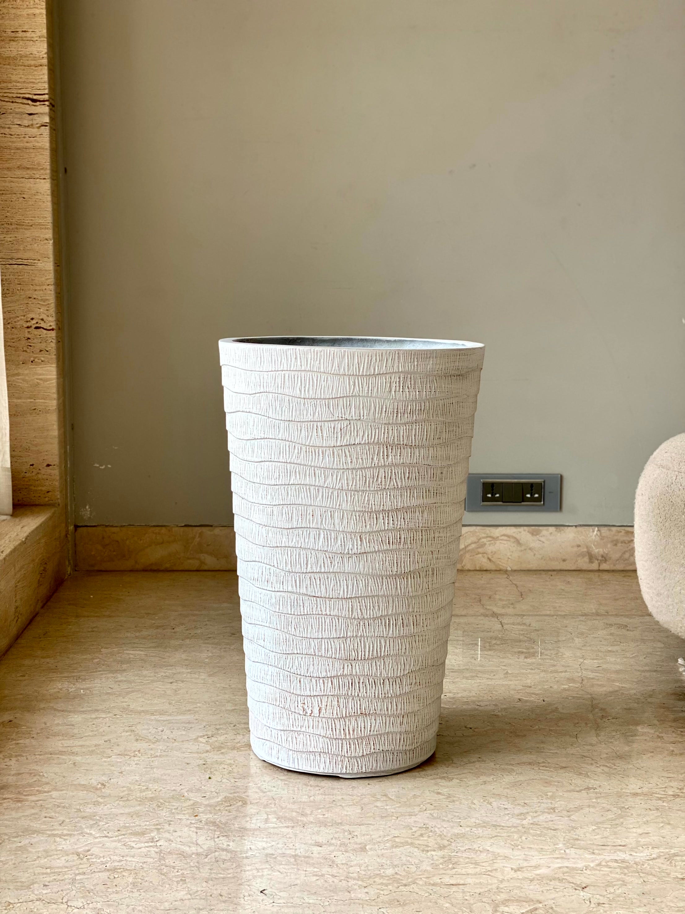 Edena Planters - White