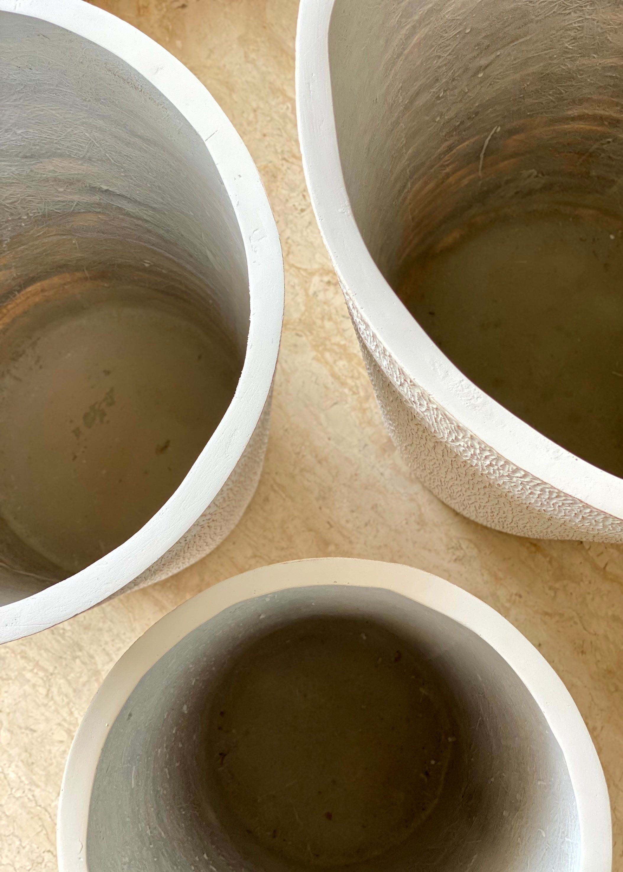 Edena Planters - White