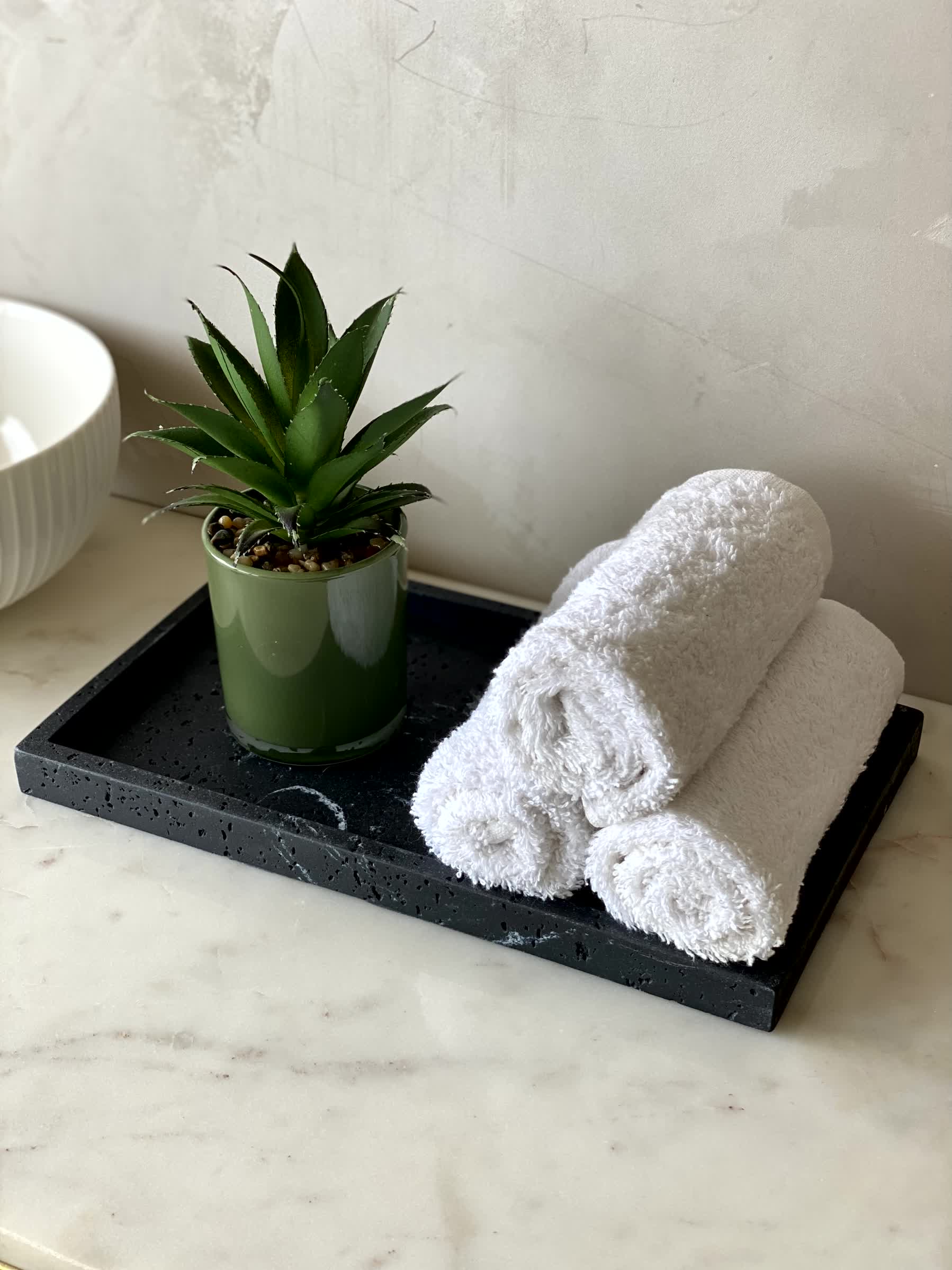 Carrara Napkin Tray - Black