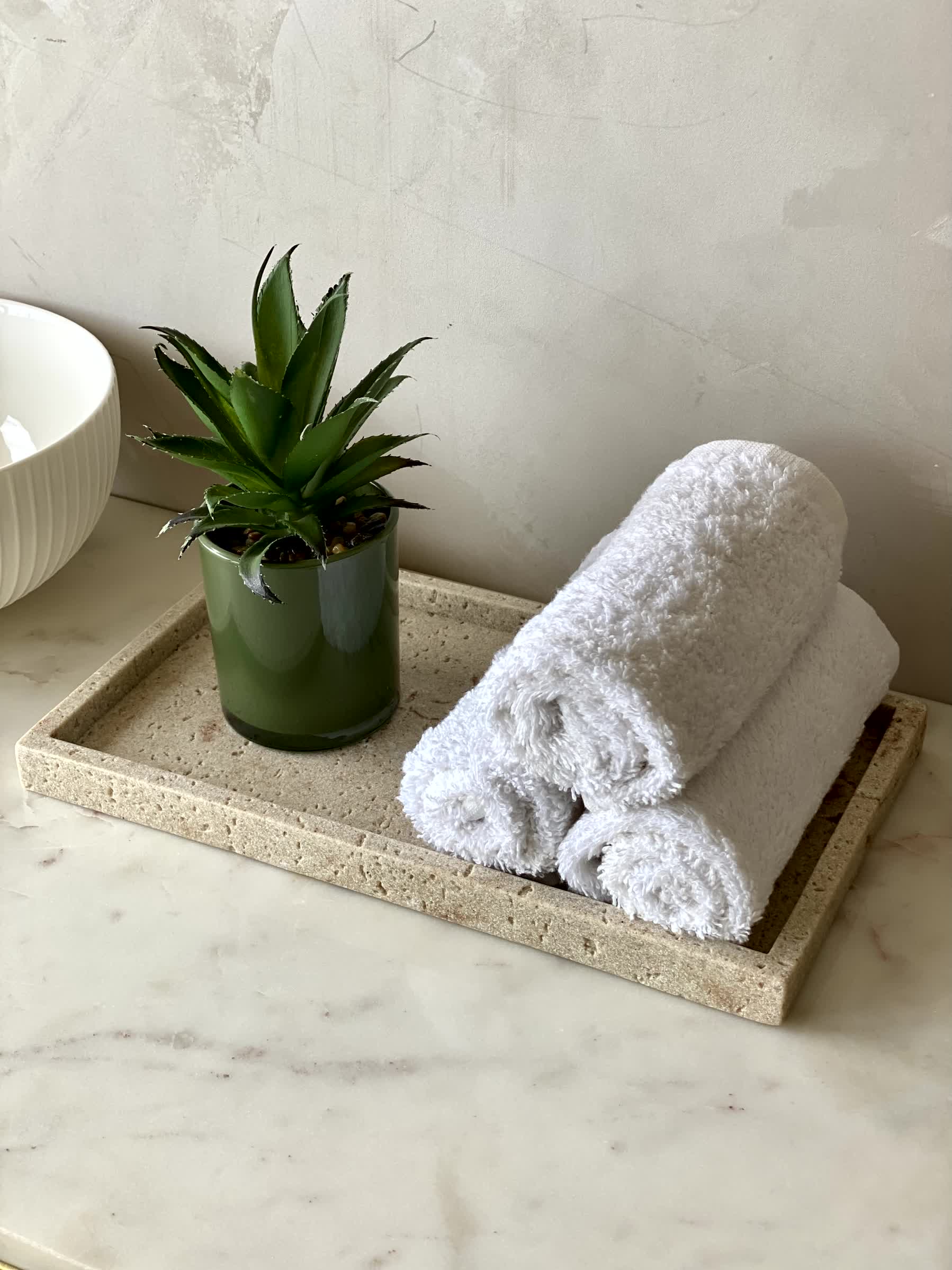 Carrara Napkin Tray - Beige