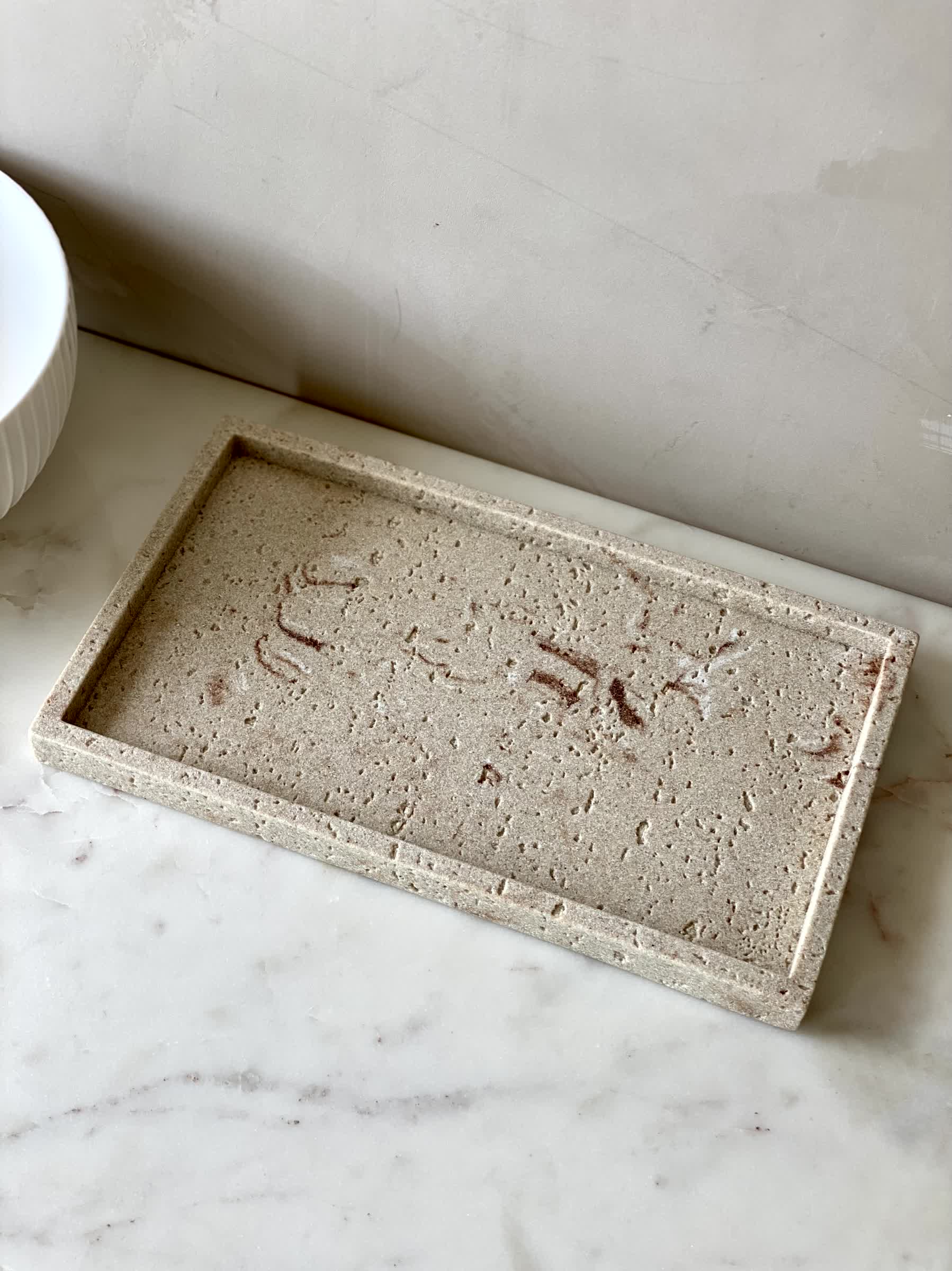 Carrara Napkin Tray - Beige