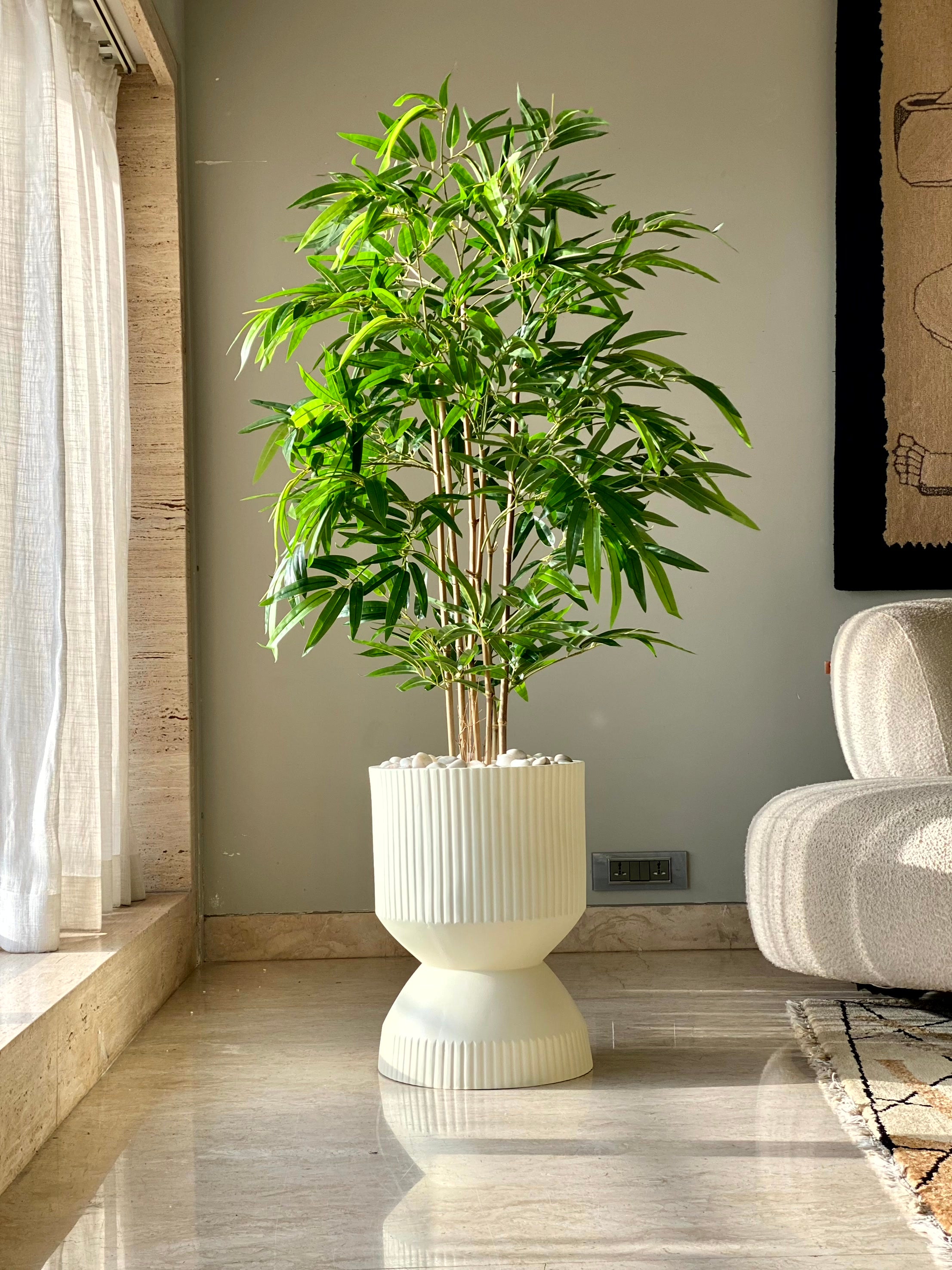 Willow Reversible Planters - Ivory