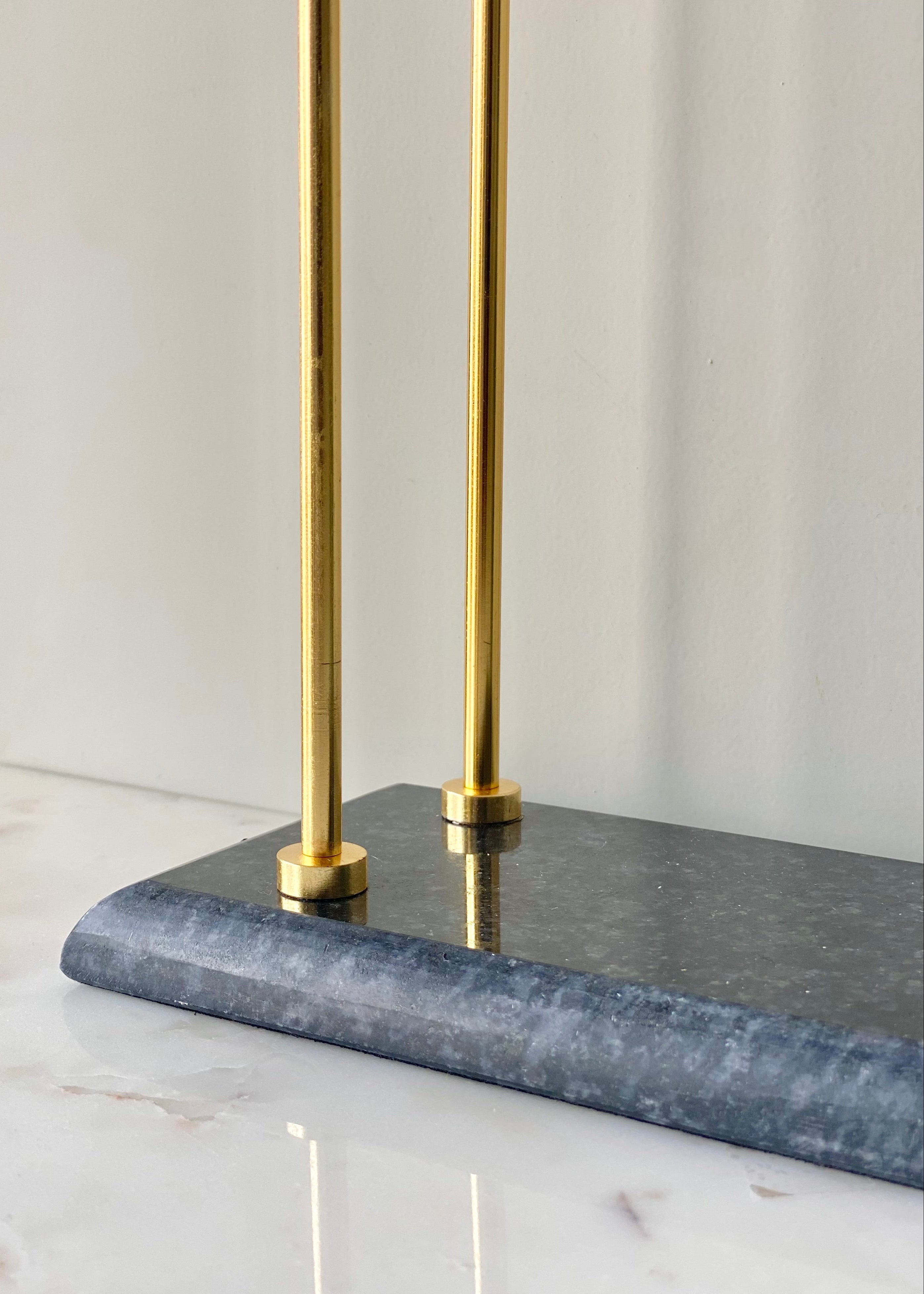 Melrose Hand Towel Stand - Black & Gold