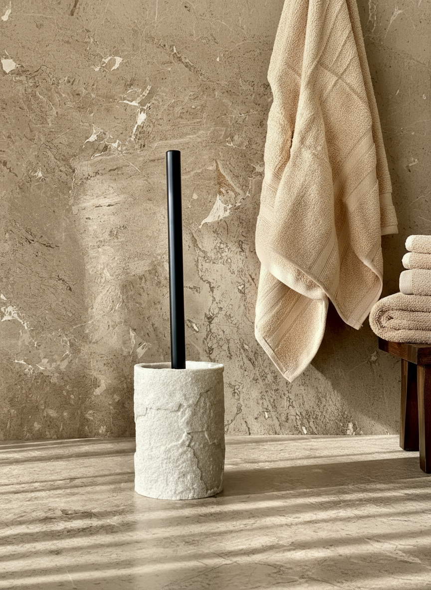 Fossil Toilet Brush - Beige