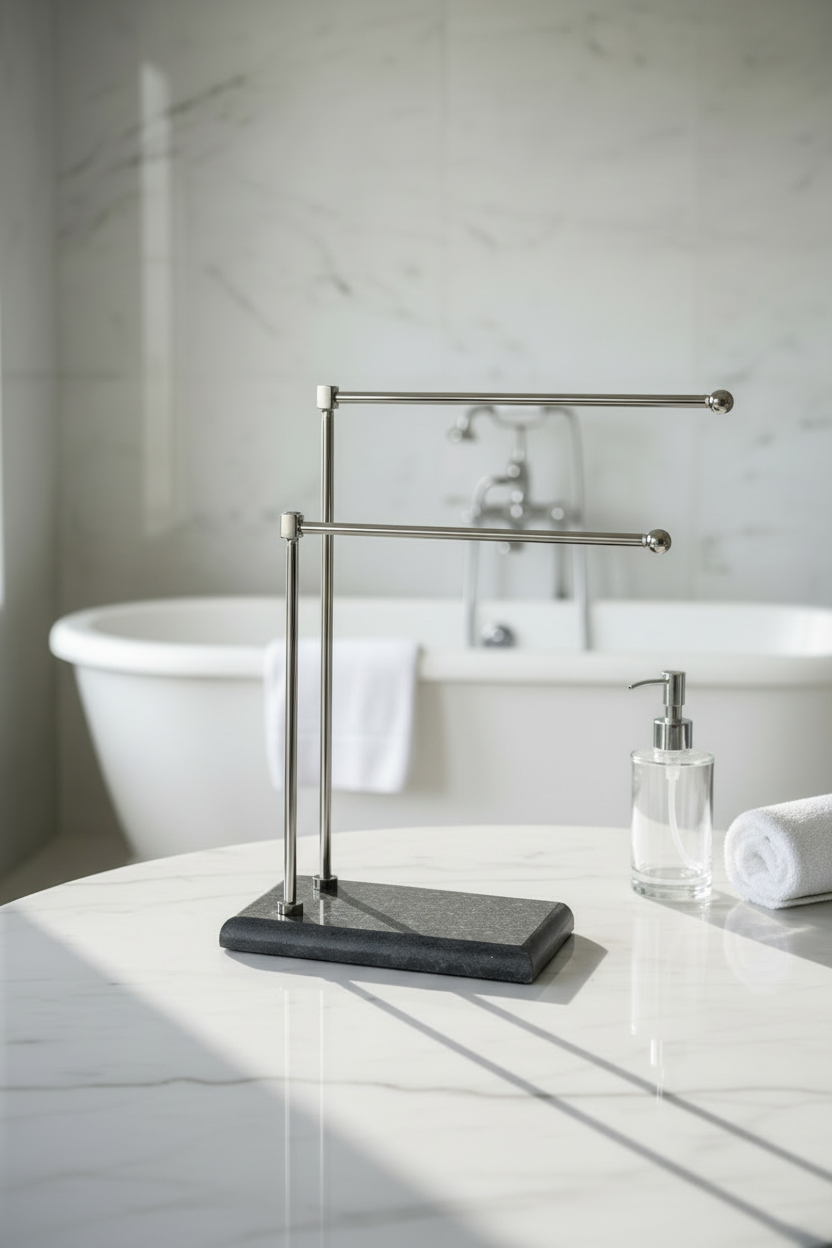 Melrose Hand Towel Stand - Black