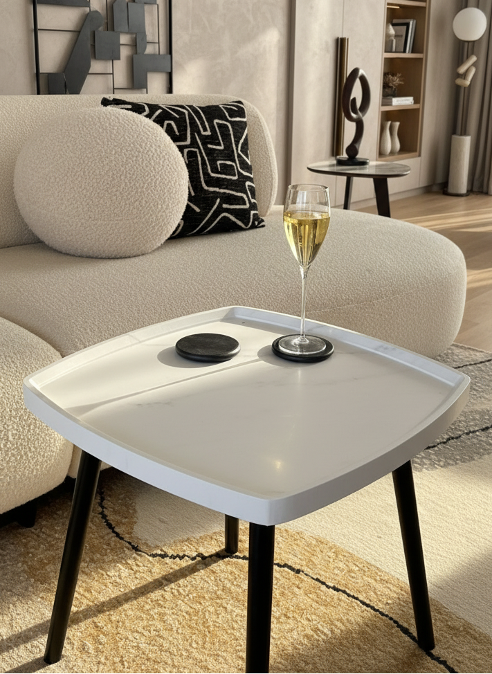 Seoul Center Table - White