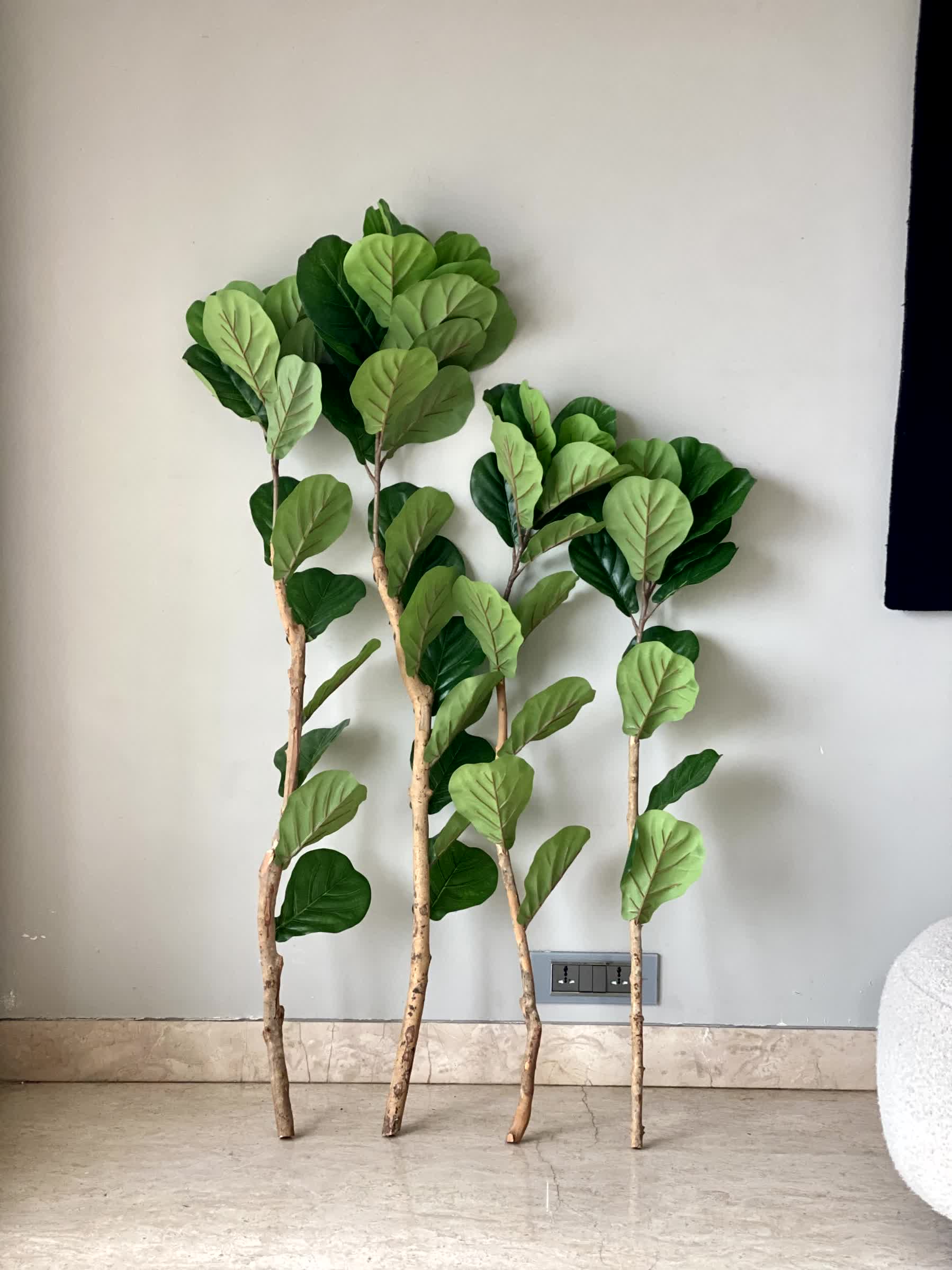 Artificial Verde Fiddle Fig Plant - 5 Feet