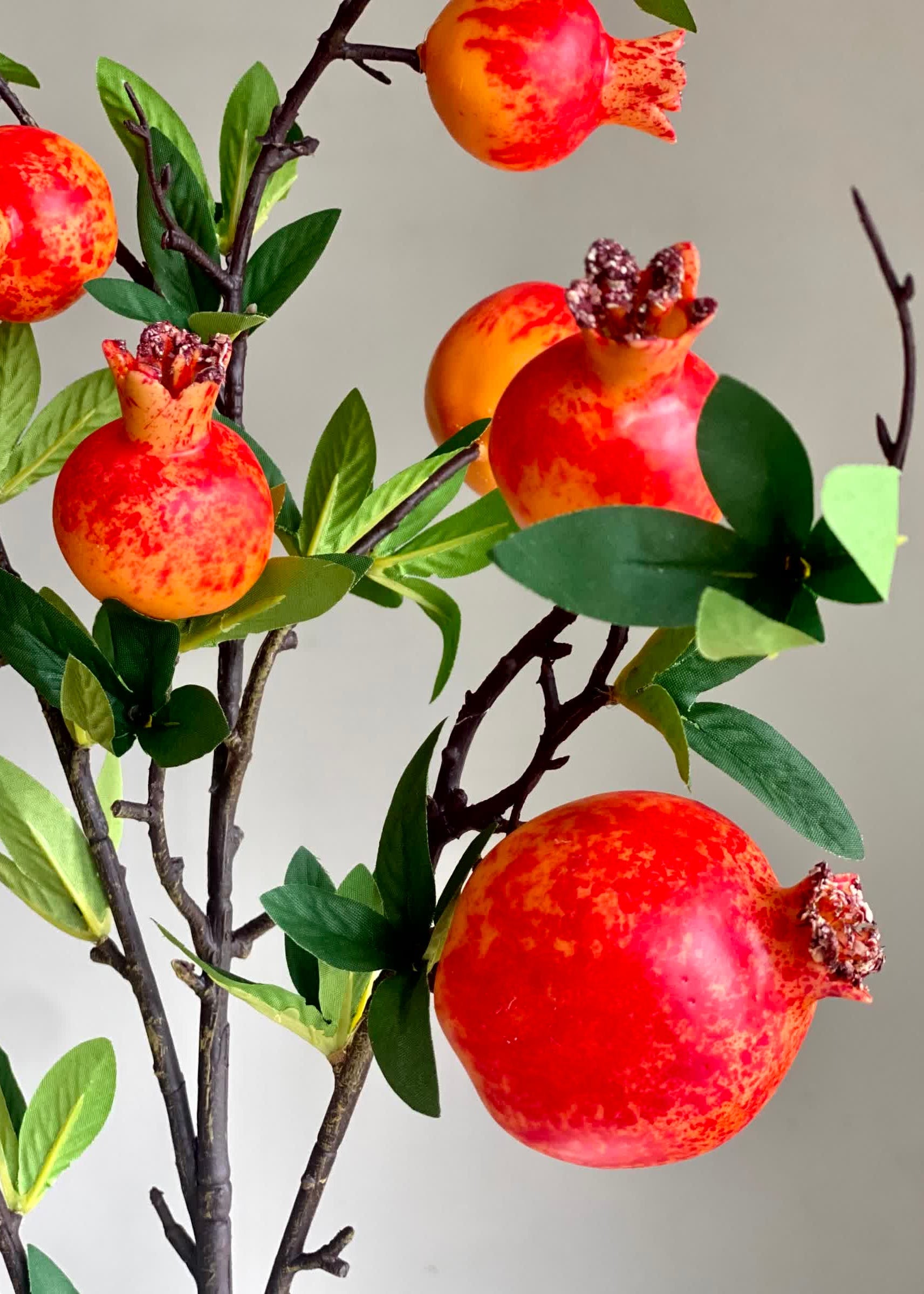 Artificial Pomegranate Stem - (Single Stem)